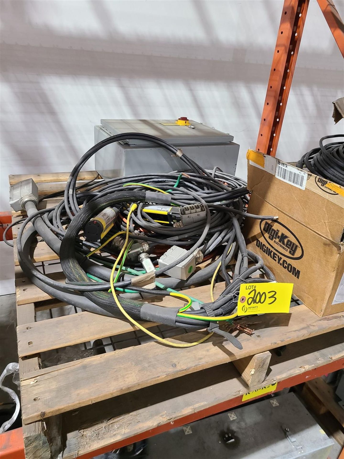 3 PALLETS OF 2 ELECTRICAL BOXES WIRE ETC. - Image 3 of 4
