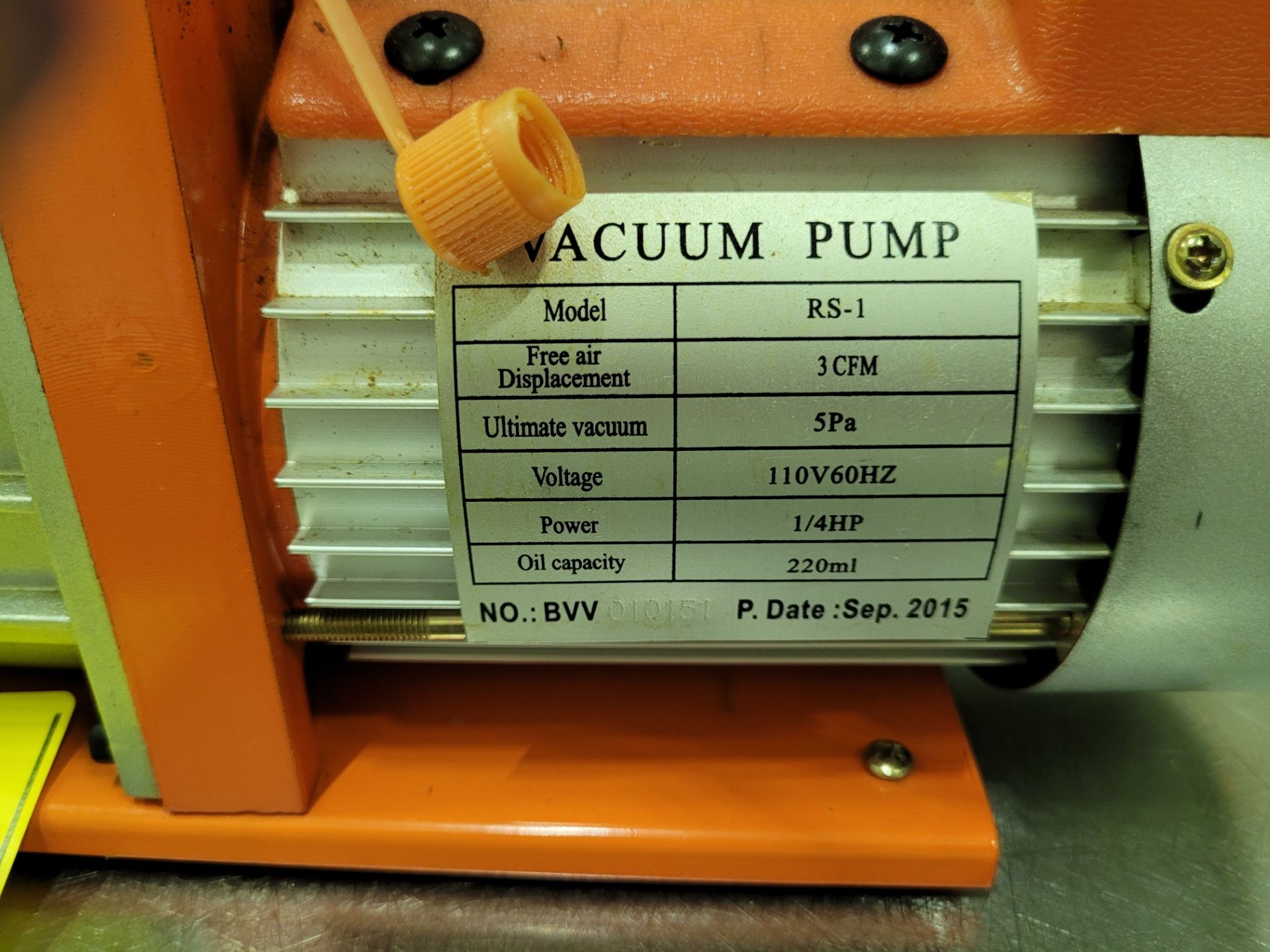 LOT - (2) RS-1 VACUUM PUMPS - LOCATED IN ROOM 22 - Image 2 of 3