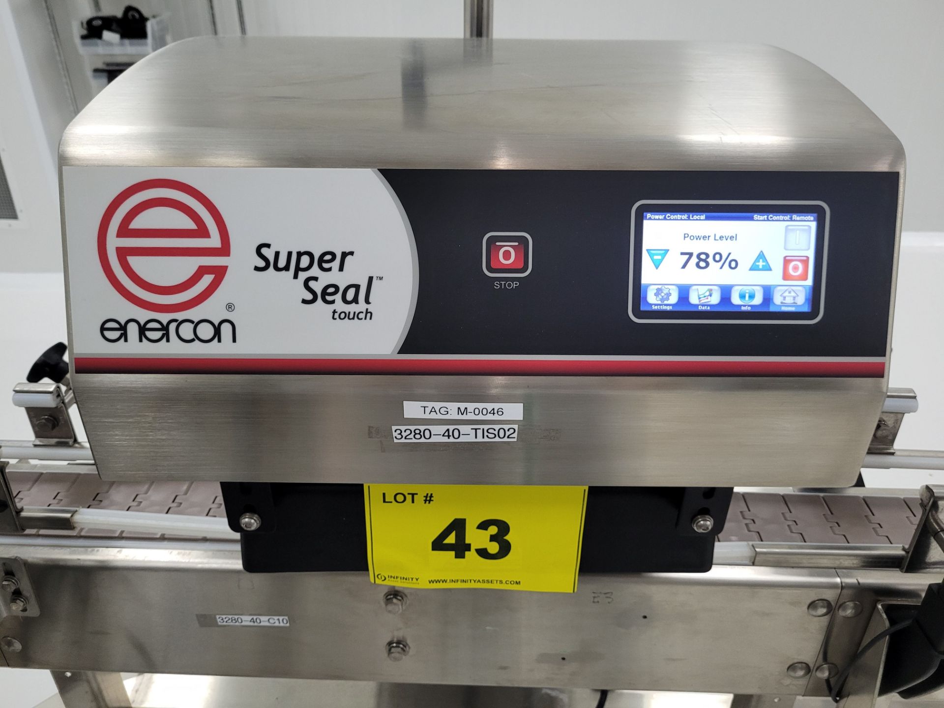 ENERCON LM5412-T16 SUPER SEAL TOUCH 700 INDUCTION SEALER, W/ DELUXE MOBILE CART, INTUITUVE TOUCH - Image 2 of 5