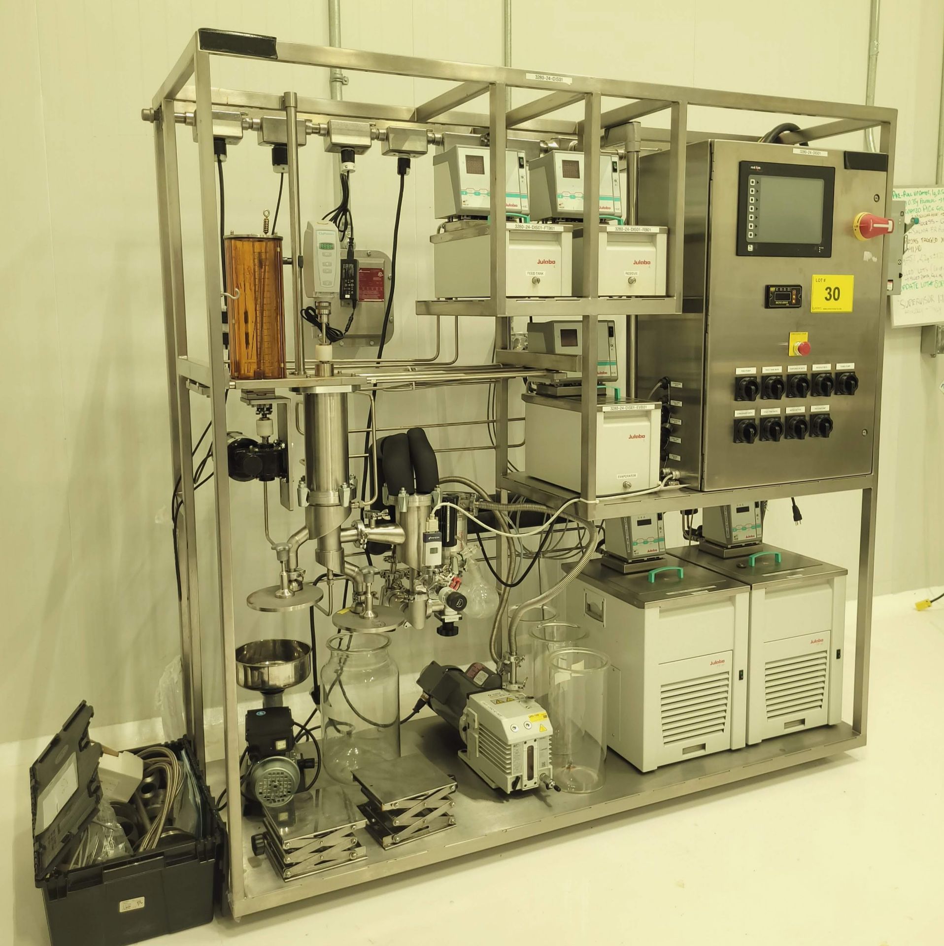 CHEM TECH SINGLE STAGE KDT6 SHORT PATH DISTILLATION UNIT LOCATED IN ROOM 24