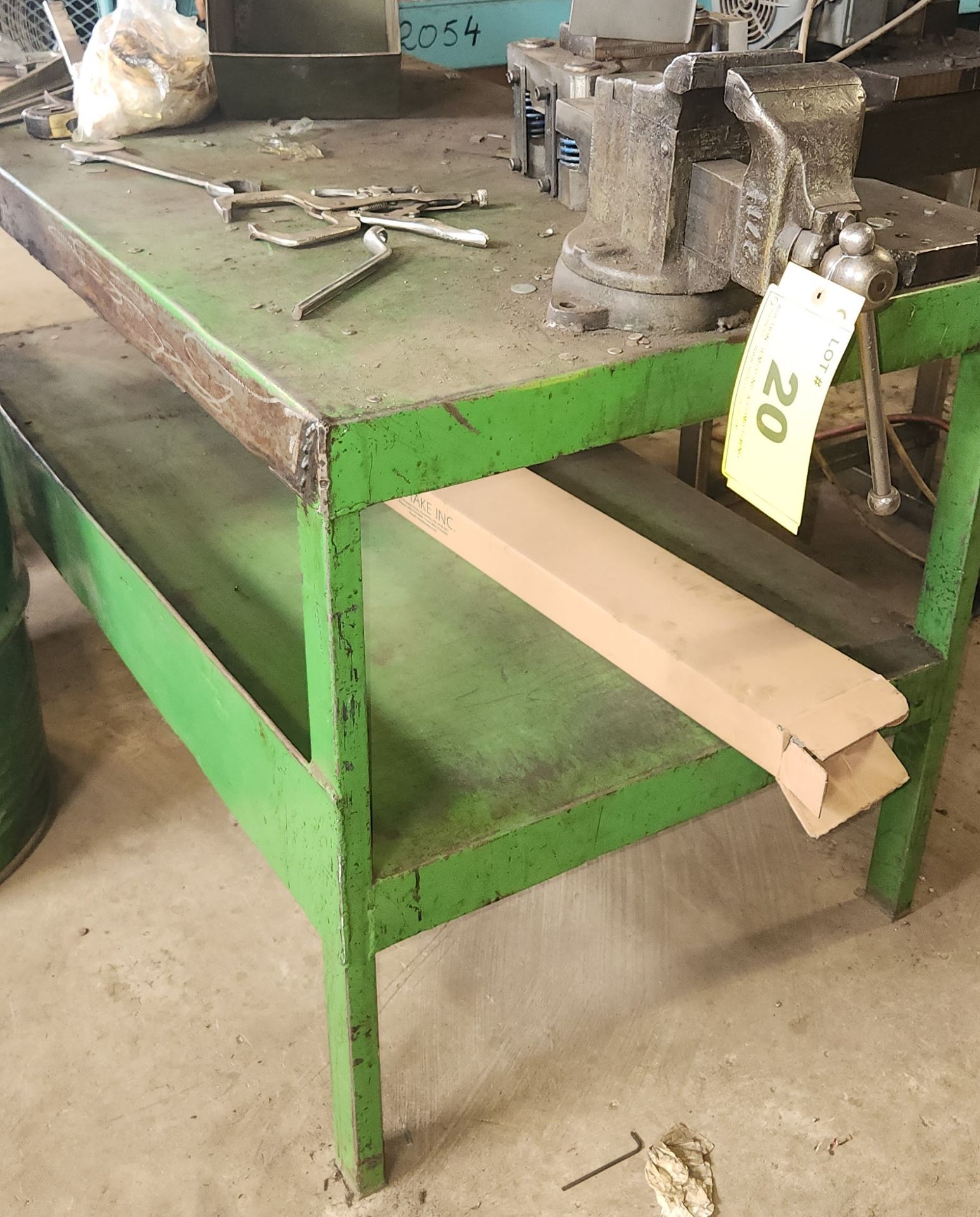 61" X 30" X 32"H WEDLING TABLE W/ VISE