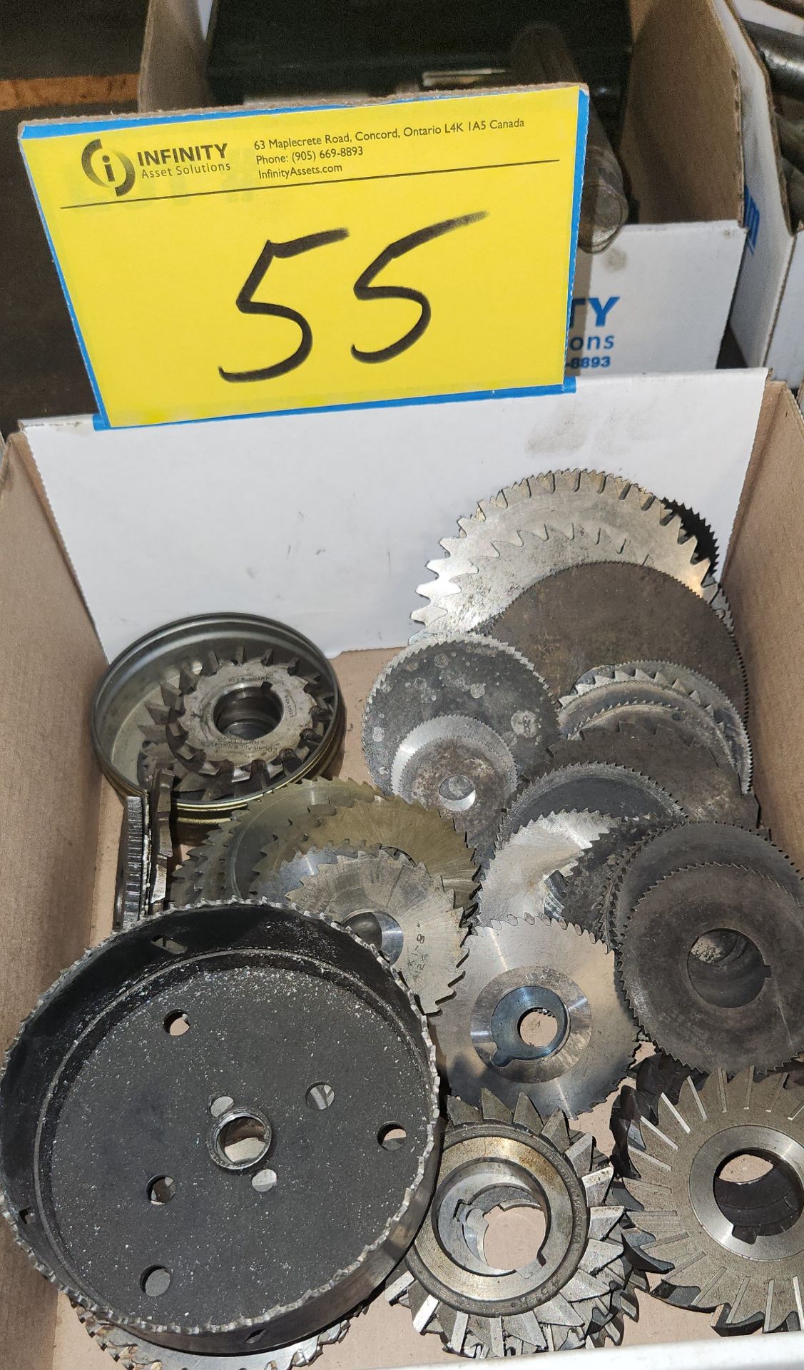 LOT - ASSORTED SIDE AND FACE MILL CUTTERS (2 BOXES) - Image 3 of 3