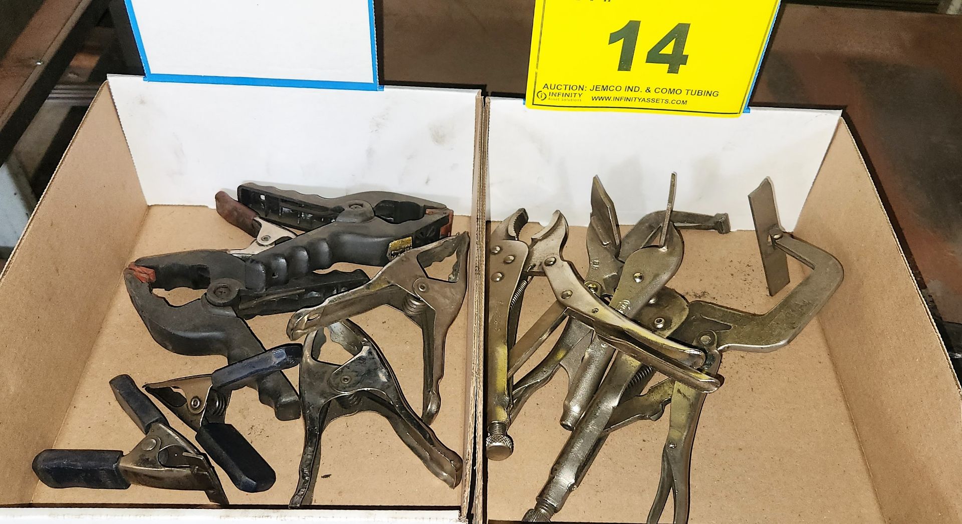 LOT - WELDING VISE GRIPS AND CLAMPS