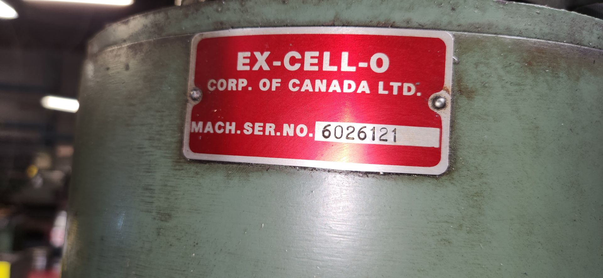 EX-CELL-O MILLING MACHINE, S/N 6026121 - Image 4 of 4