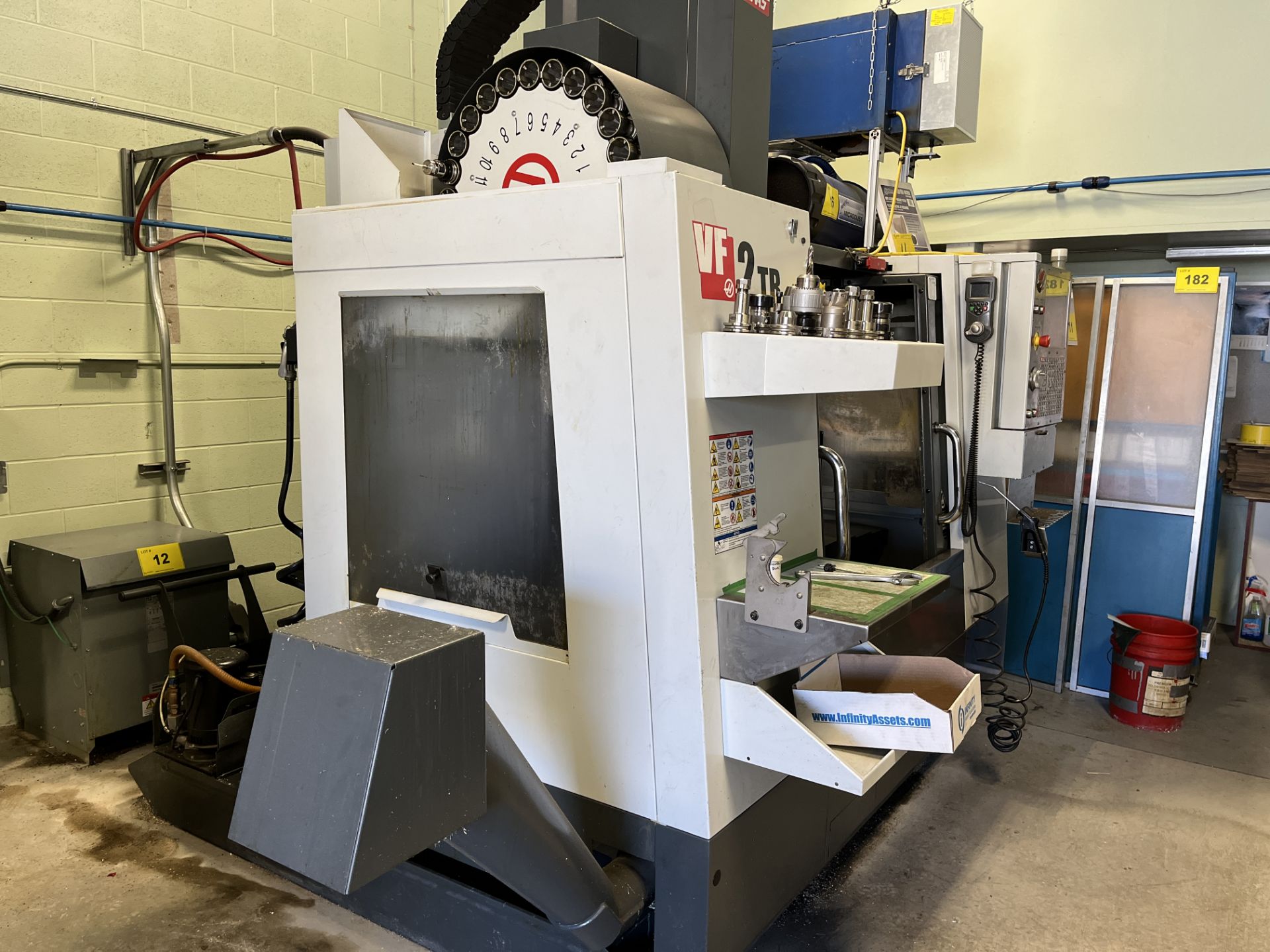 2013 HAAS VF-2TR 5-AXIS CNC VERTICAL MACHINING CENTER, CNC CONTROL, CAT40, TRAVELS: X-30”, Y-16”, - Image 21 of 23