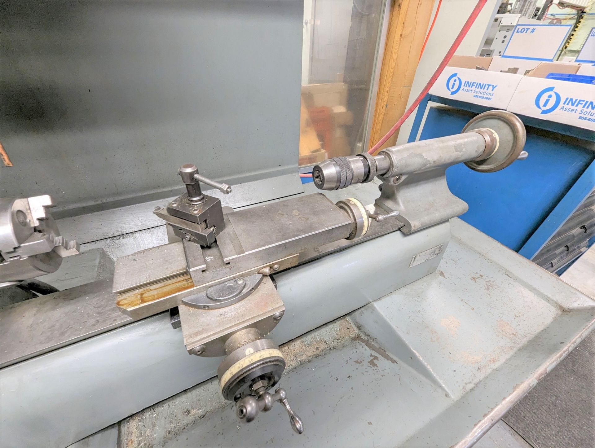 HARDINGE DV-59 PRECISION SECOND OPERATION TURRET LATHE W/ TOOLING (RIGGING FEE $350) - Image 3 of 8