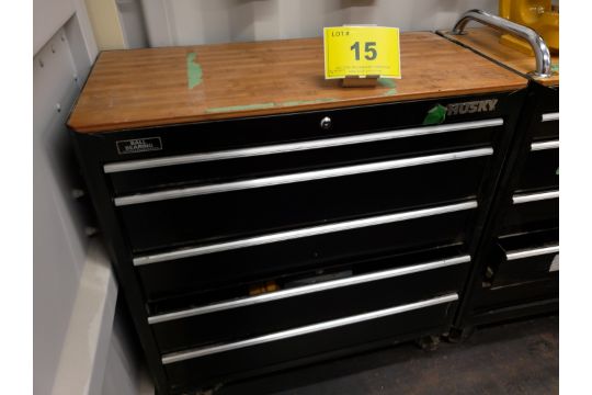 HUSKY 5-DRAWER PORTABLE TOOL CHEST W/ CONTENTS - Image 2 of 3