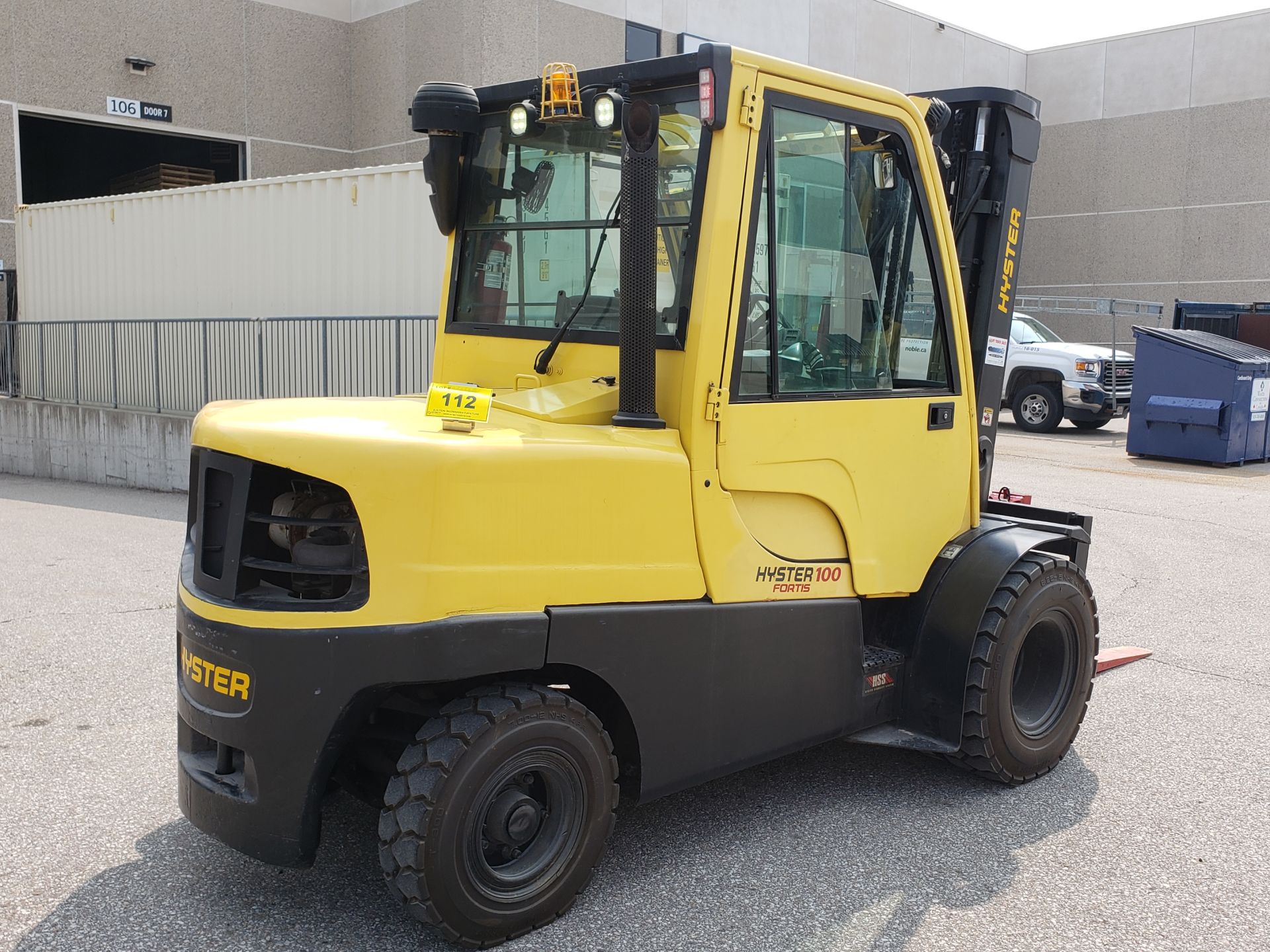 2015 HYSTER H100FT DIESEL FORKLIFT, S/N U005V02013N, FORK POSITIONERS, FINGER CONTROL, 72" FORKS, - Image 25 of 26