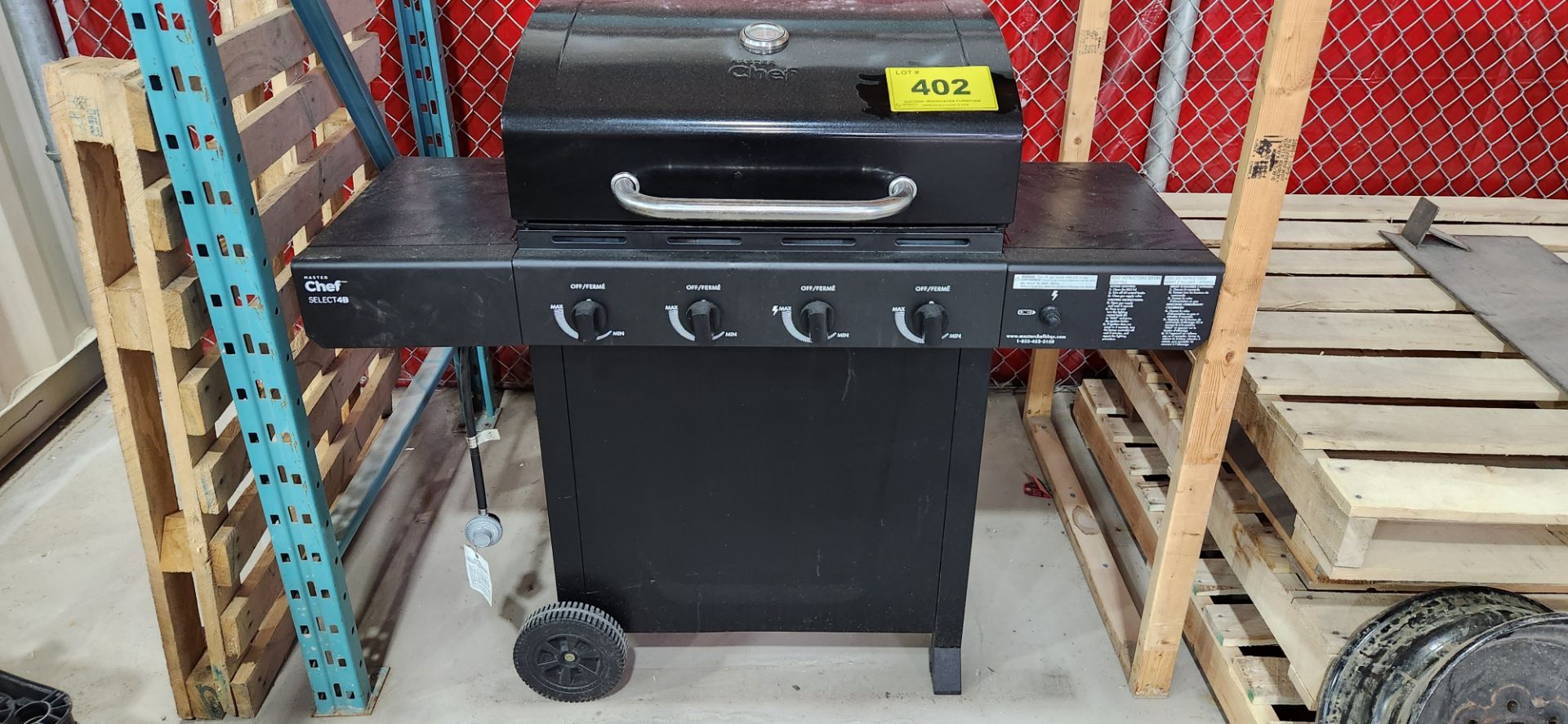 MASTER CHEF SELECT 4B BBQ, 4-BURNER