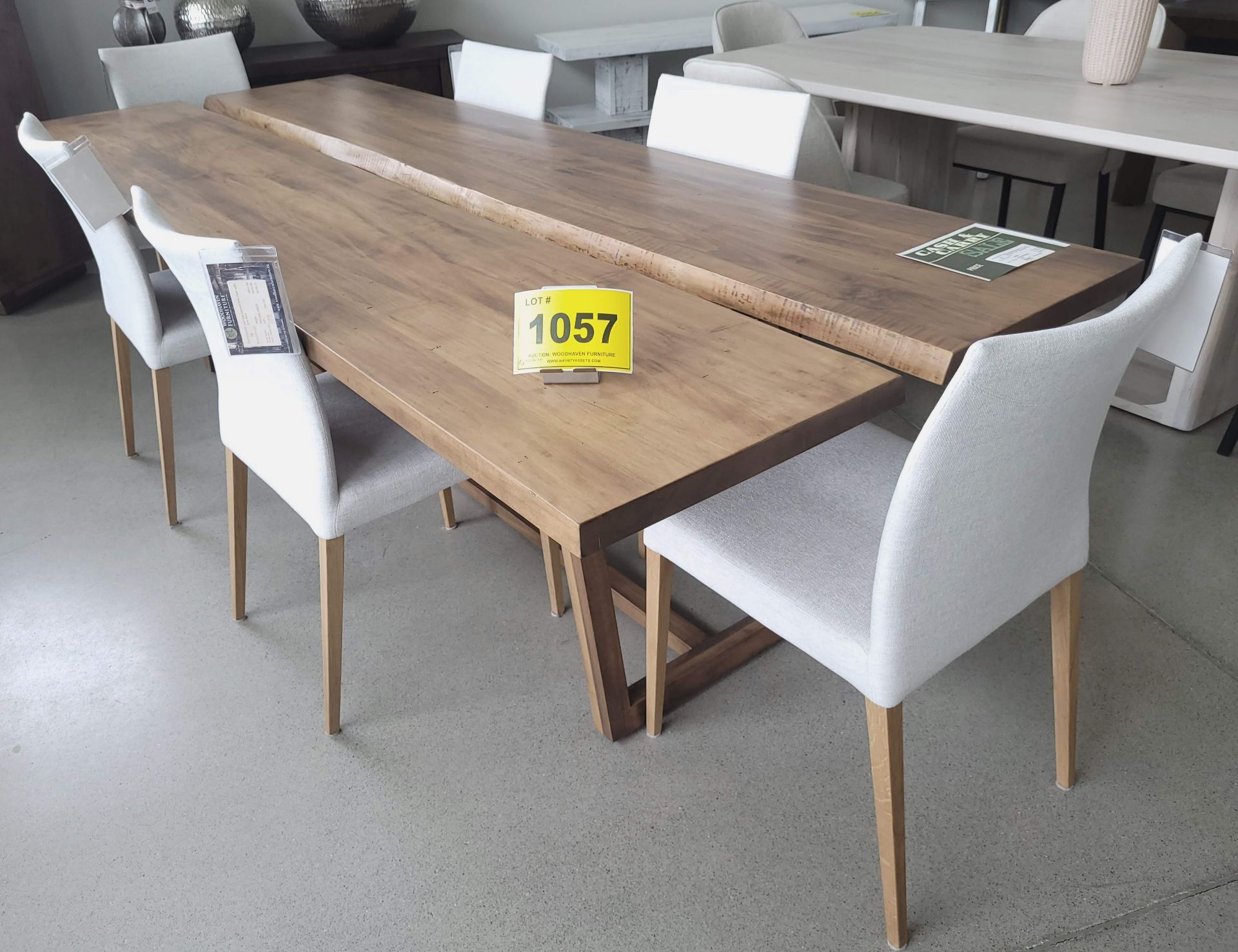 RIVERSIDE LIVE EDGE DINING TABLE - MSRP $9,367.00 - (TABLE ONLY CHAIRS LOTTED SEPARATELY) - Image 7 of 7
