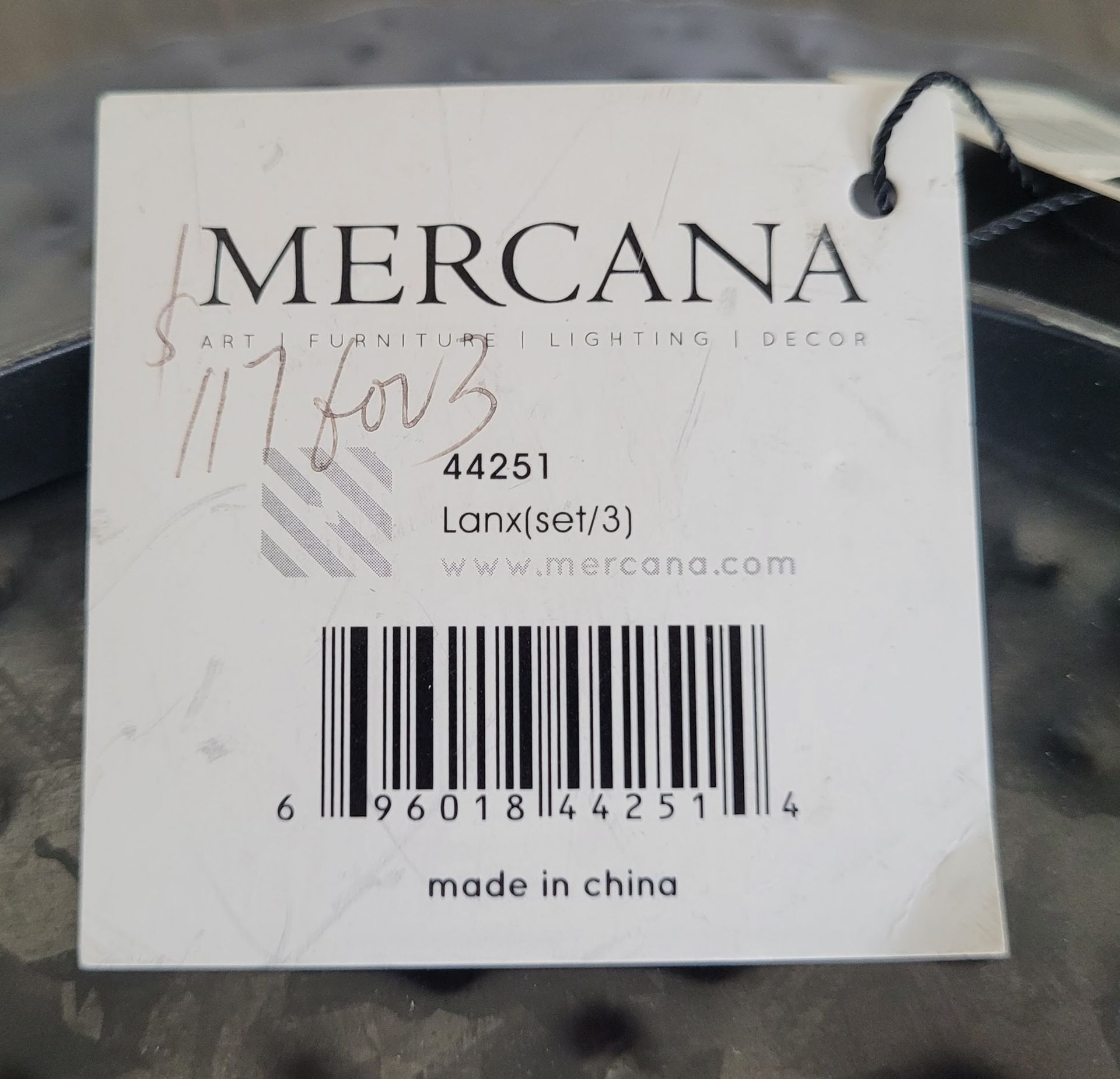 SET OF 3 MERCANA WALL DECOR - MSRP $117.00 - Image 5 of 5