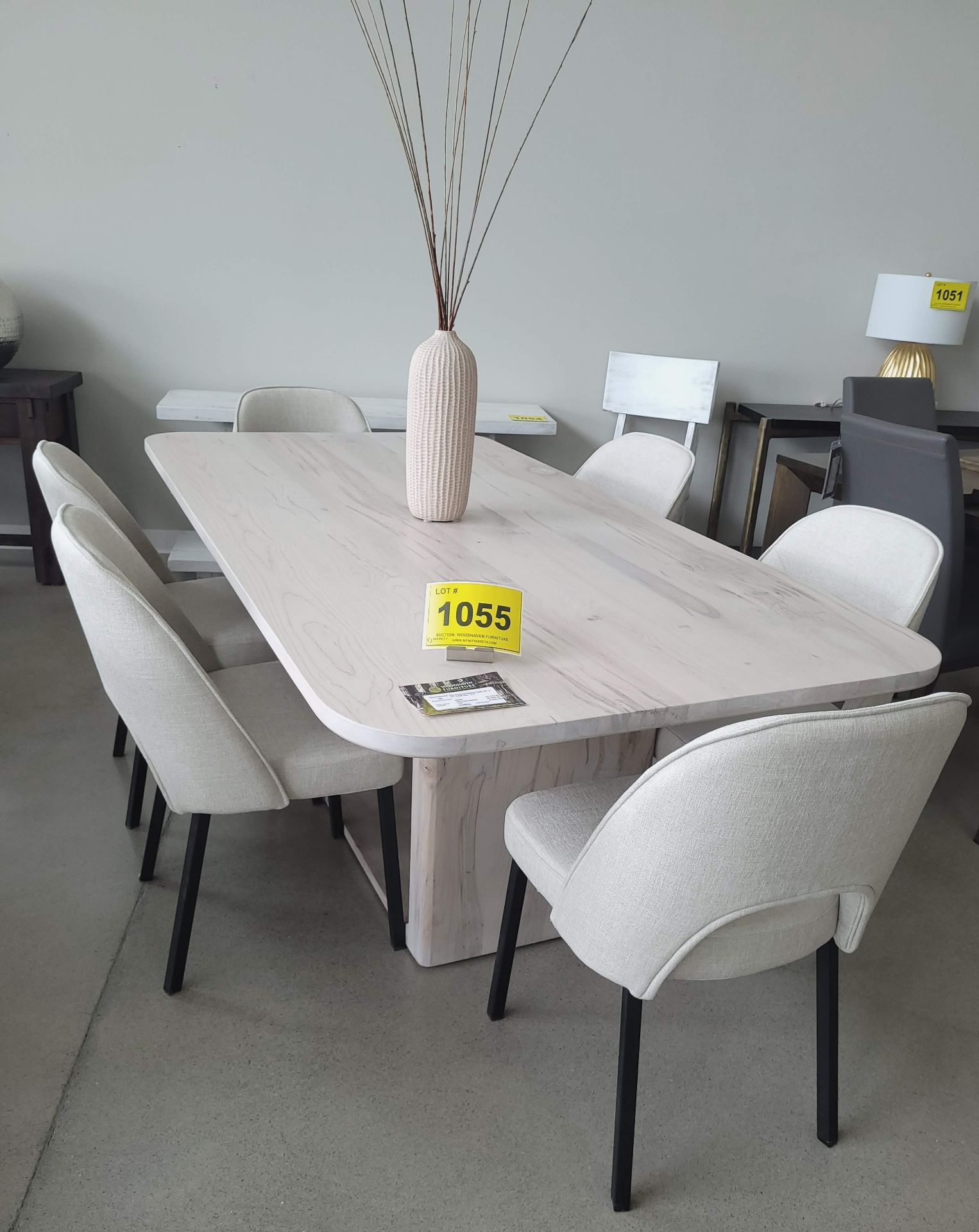 TEN FORWARD DINING TABLE - MSRP $7,577.00 - (TABLE ONLY CHAIRS LOTTED SEPARATELY) - Image 6 of 6