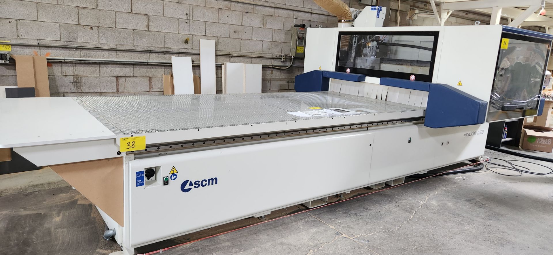 2021 SCM MORBIDELLI N100 15C CNC NESTING MACHINING CENTER FOR DRILLING AND ROUTING W/ SCM EYE-M - Image 2 of 25