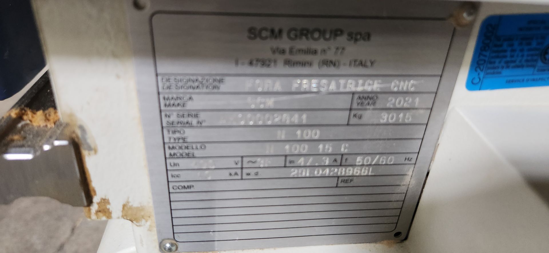 2021 SCM MORBIDELLI N100 15C CNC NESTING MACHINING CENTER FOR DRILLING AND ROUTING W/ SCM EYE-M - Image 6 of 25