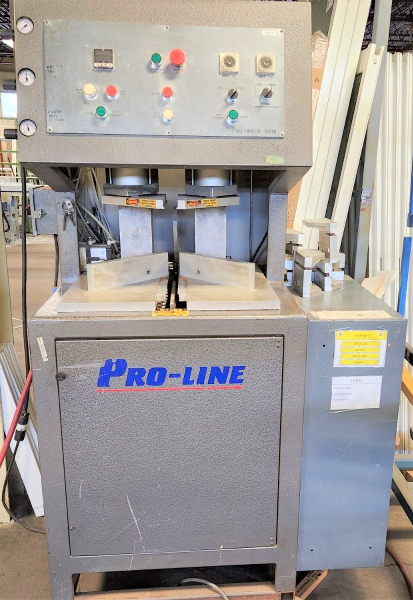 PRO-LINE PRO-WELD SH10 SINGLE POINT VINYL WELDER, S/N 87538