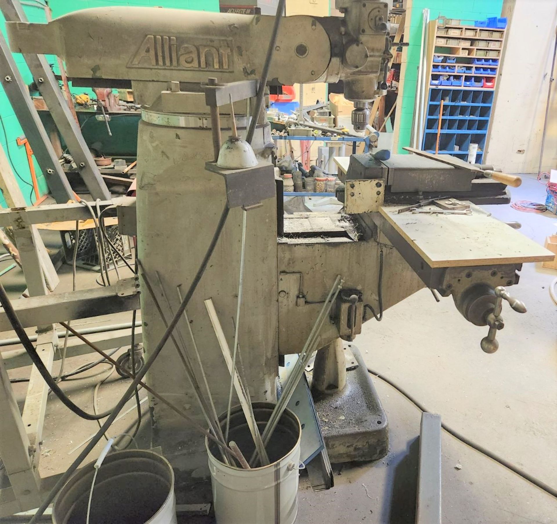 ALLIANT VERTICAL MILLING MACHINE, ACU-RITE III 2-AXIS DRO - Image 3 of 3