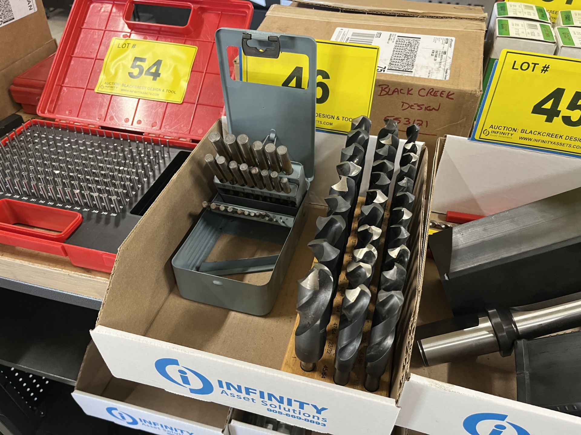 LOT OF (2) SETS OF DRILL BITS