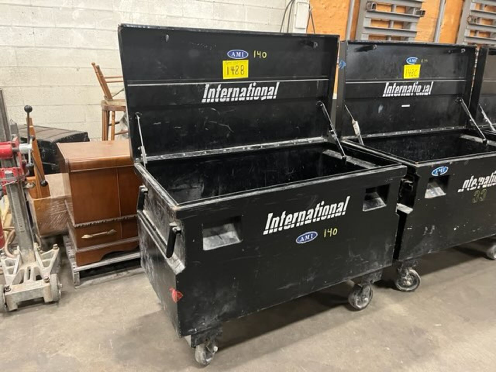 INTERNATIONAL PORTABLE JOB BOX, APPROX. 4'L X 2'D X 3' T