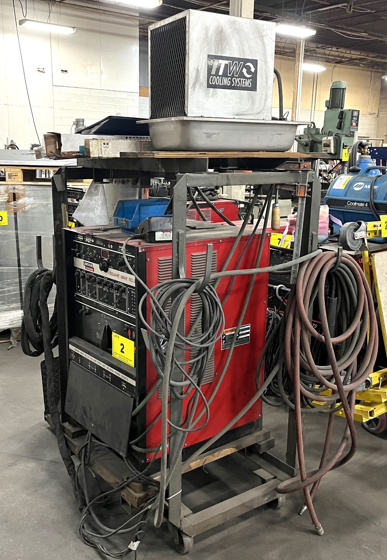 LINCOLN ELECTRIC SQUARE WAVE TIG-355 AC/DC TIG AND STICK ARC WELDING POWER SOURCE S/N: - Image 3 of 4