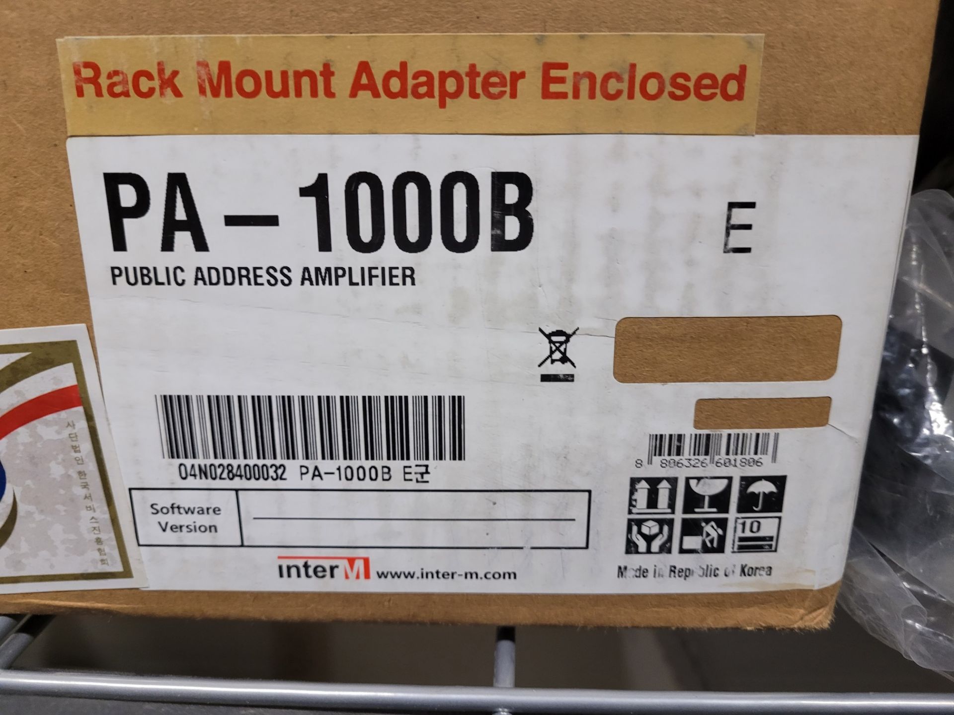 LOT OF INTER-M PA-1000B PUBLIC ADDRESS AMPLIFIERS - Image 2 of 4