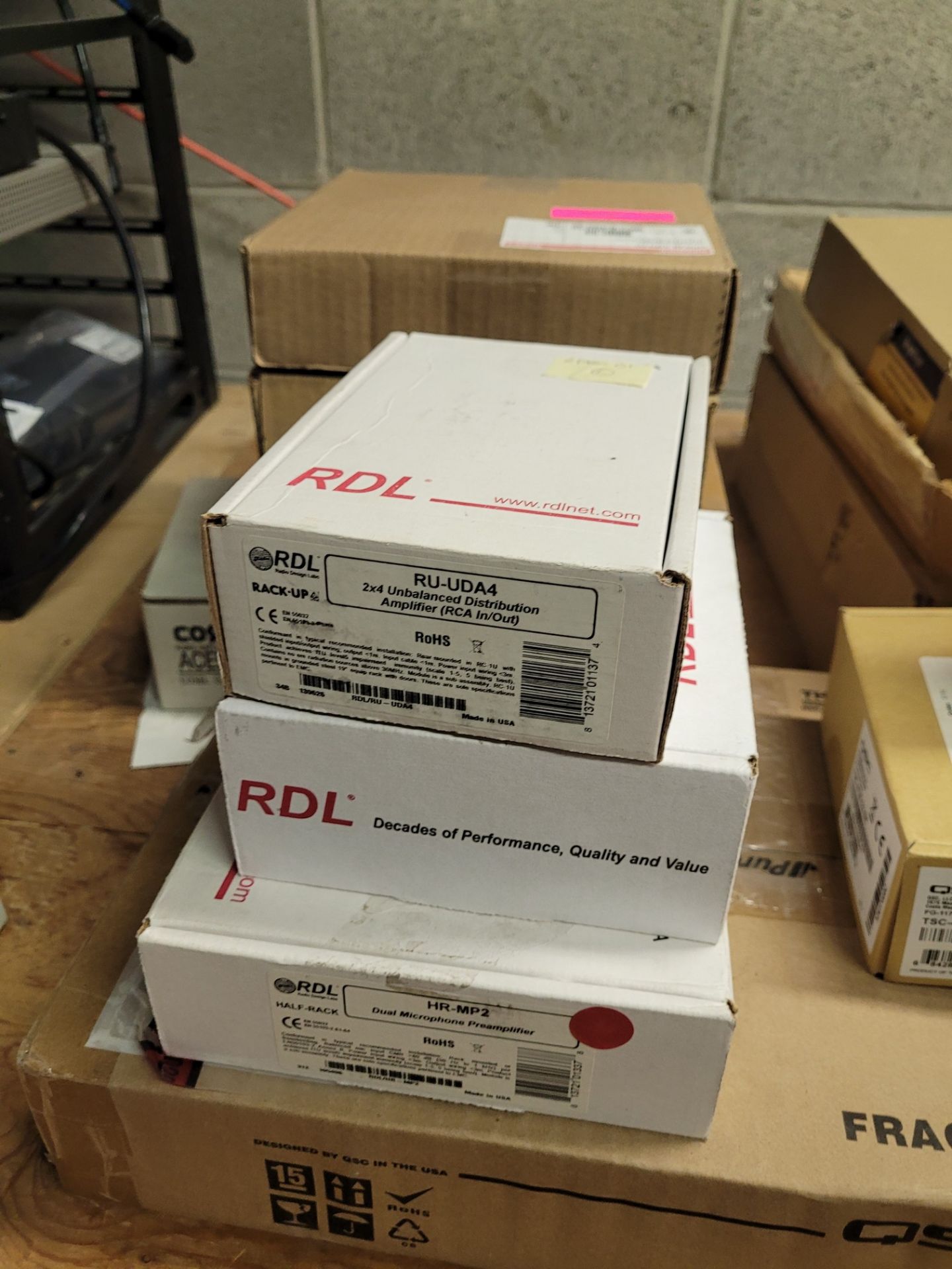 LOT OF ASST. WIREMOLD, BRIGHTSIGN, RDL AMPLIFIERS, ETC. - Image 3 of 4