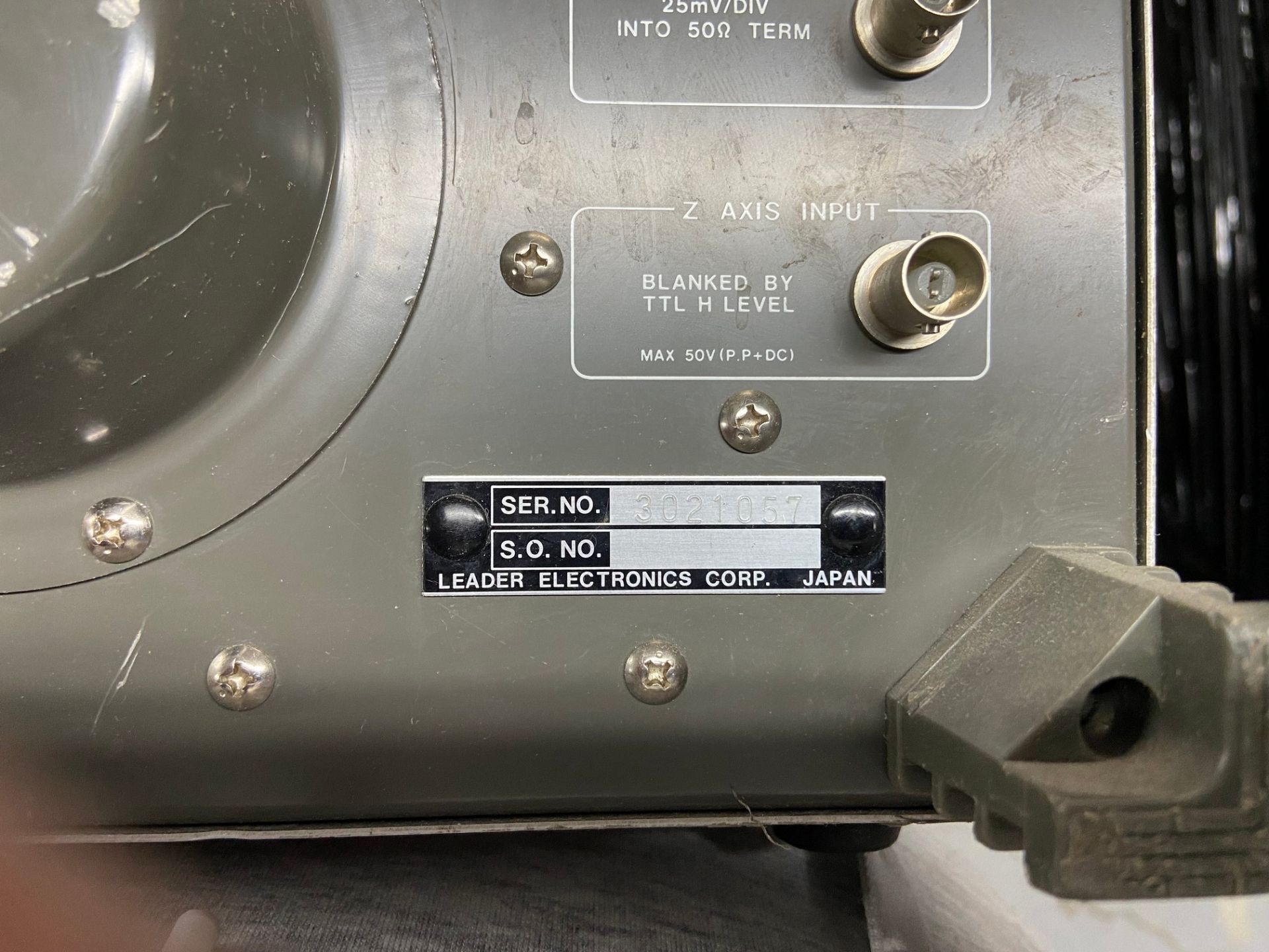 LEADER LBO-518 OSCILLOSCOPE (LOCATED MONTREAL, QC) - Image 2 of 2