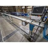 2020 YILMAZ SKN 600 DIGITAL ROLLER CONVEYOR WITH AUTOMATIC STOP, APPROX. 236"L X 10"W, S/N