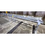 APPROX. 9"W X 240"L ROLLER CONVEYOR