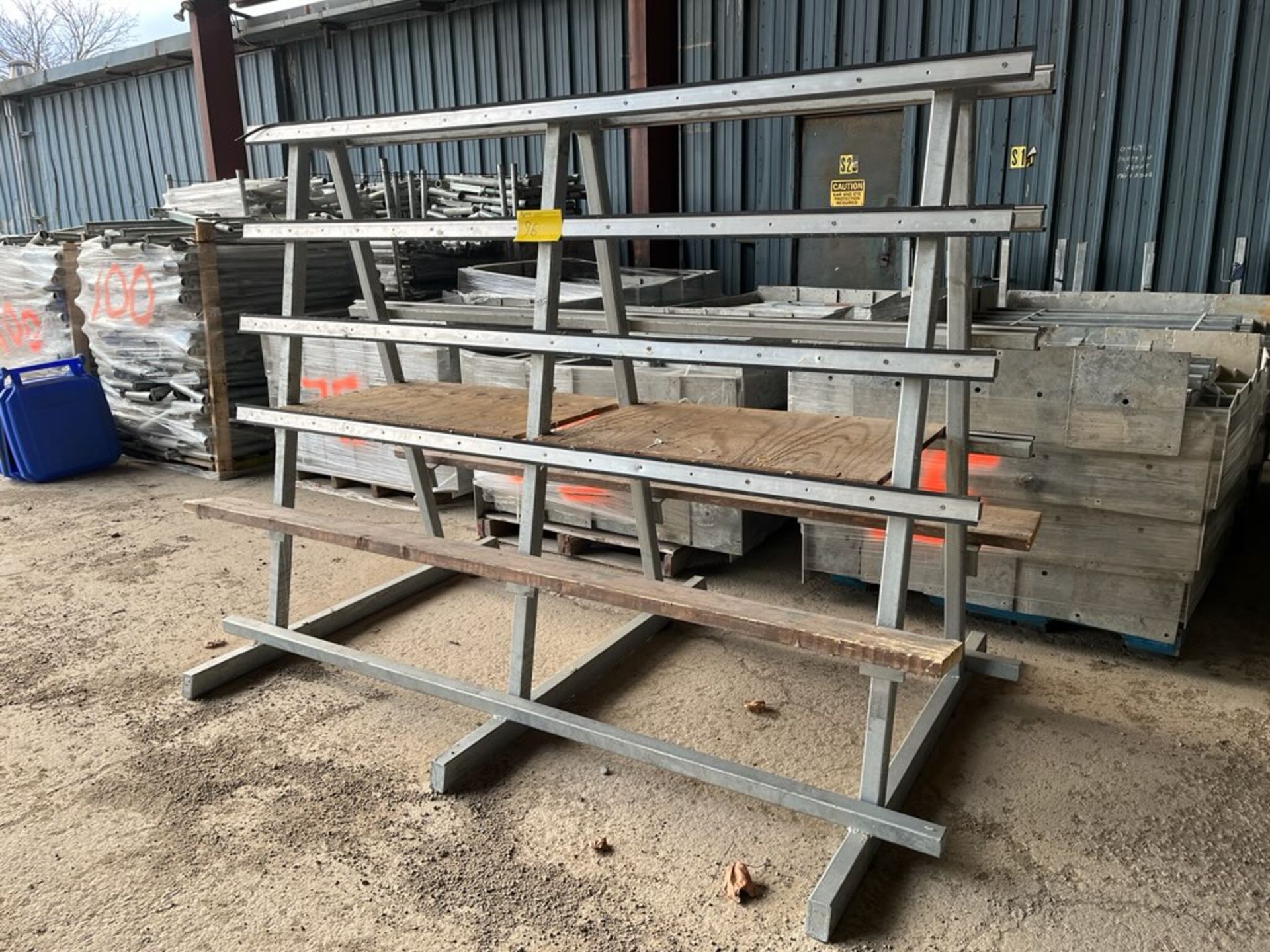 A-FRAME DOUBLE SIDED STORAGE RACK