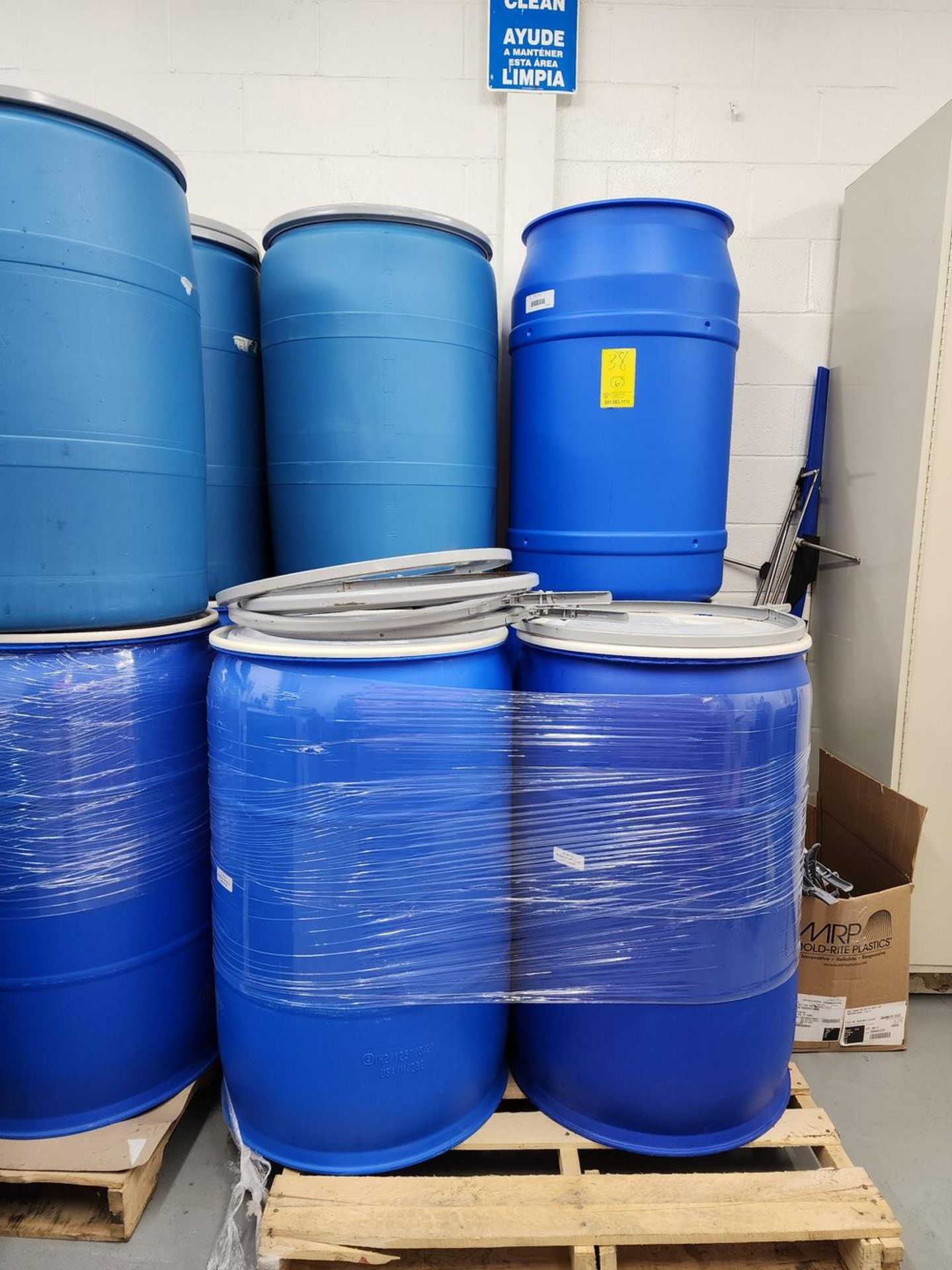 (6) 55gal Drums