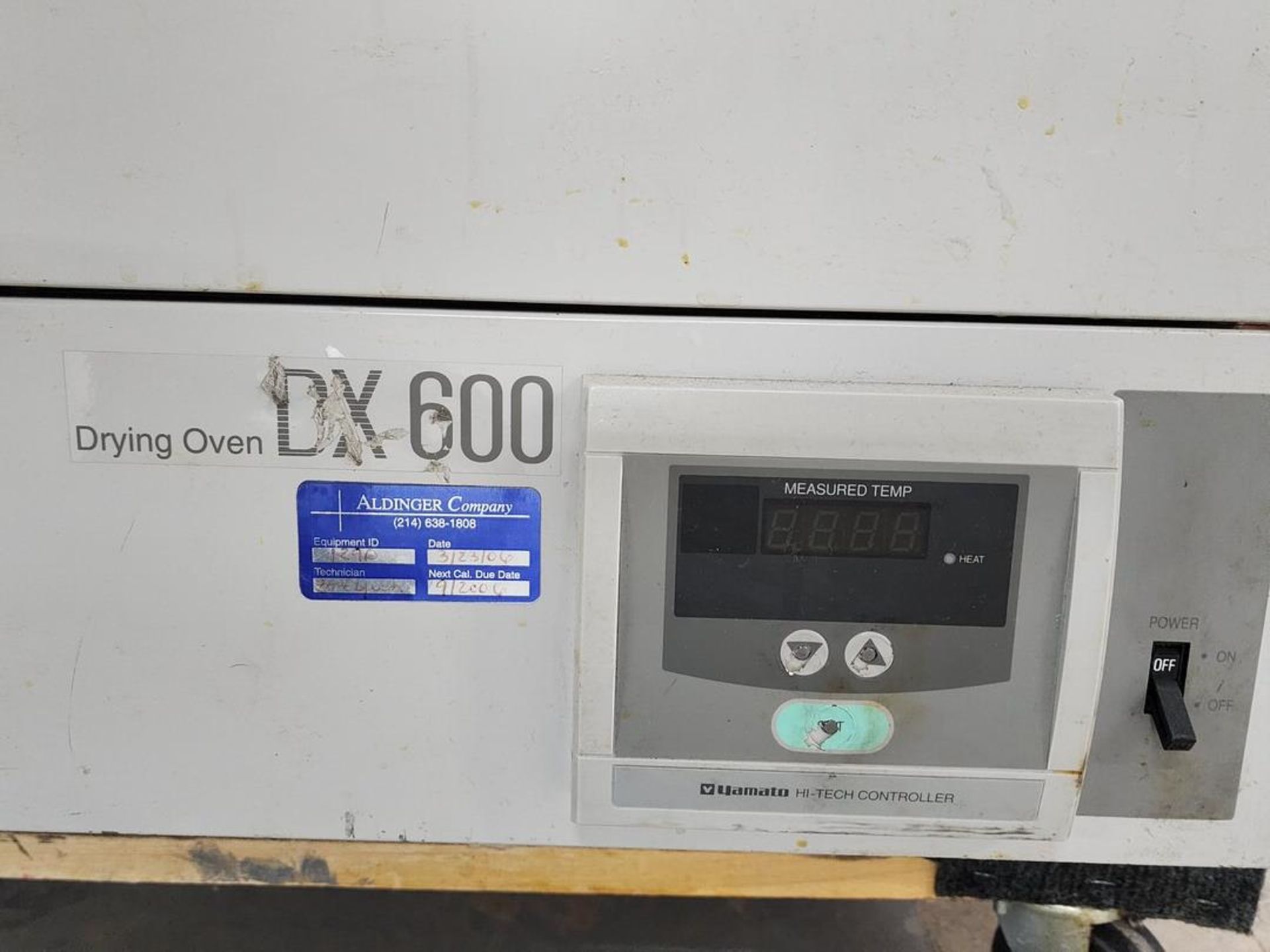 Yamato DX600 Drying Oven 115V, 60HZ, 13.5A; W/ Yamato Hi-Tech Controller - Image 3 of 5