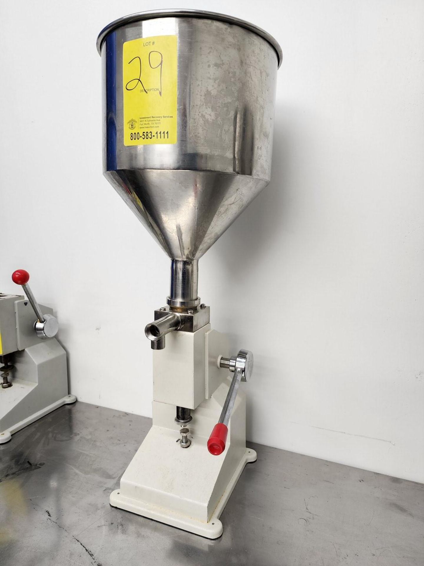 S/S Adjustable Manual Liquid Filling Machine - Image 3 of 4