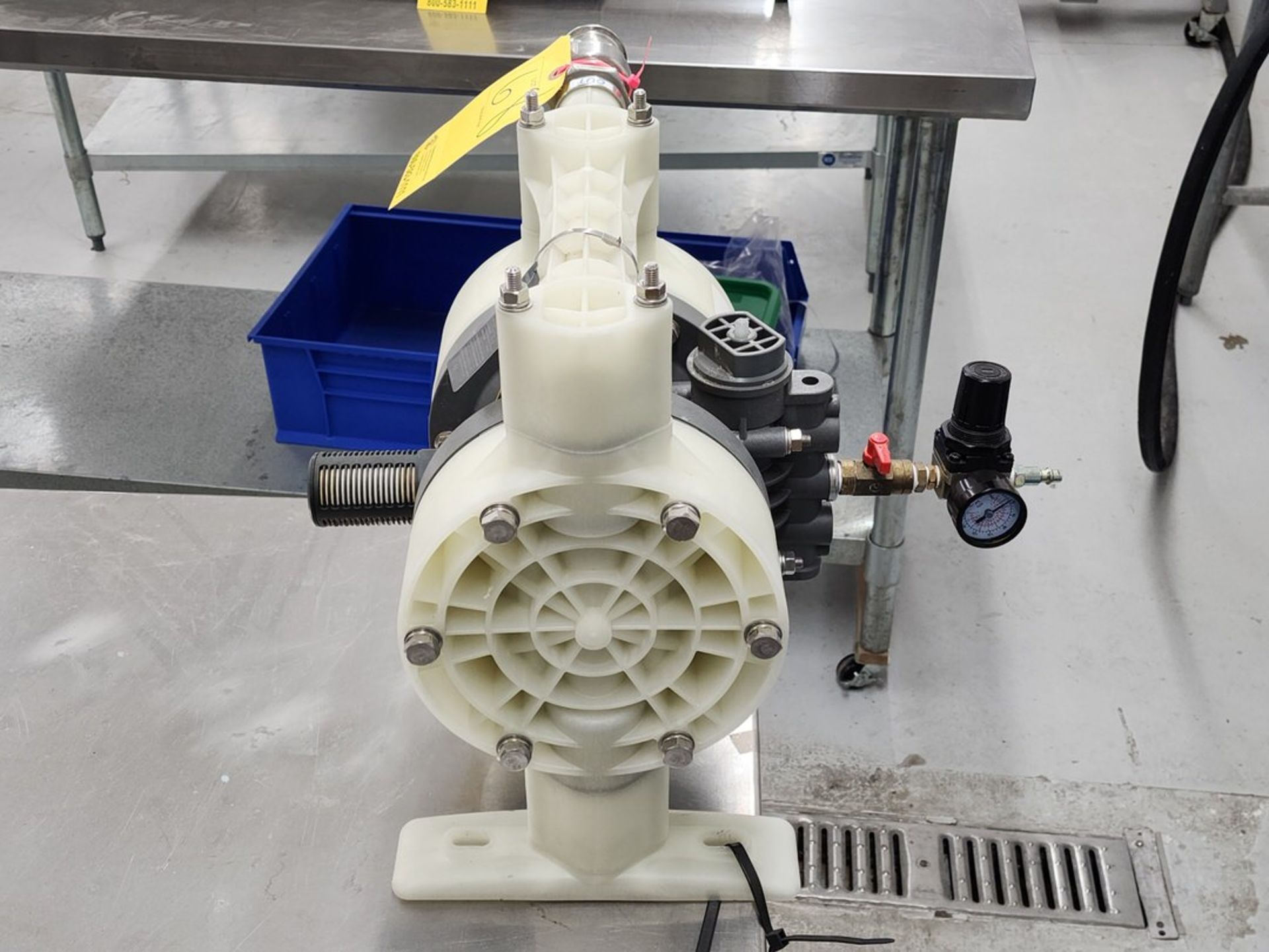 Yamada NDP-25BPS-PP Diaphragm Pump 100psi, Liquid Temp: 32-140F, Enviromental Temp: 32-158F - Image 5 of 7