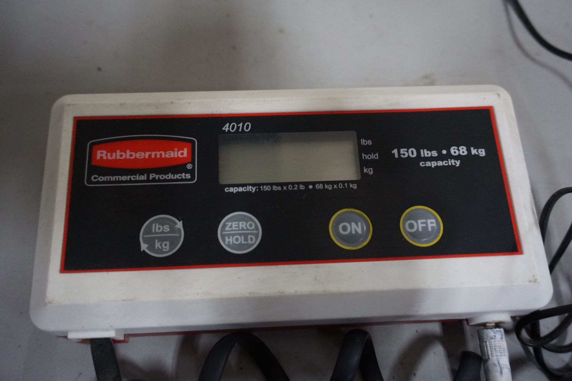 RUBBERMAID SHIPPING SCALE, 150 LB CAP - Image 2 of 2