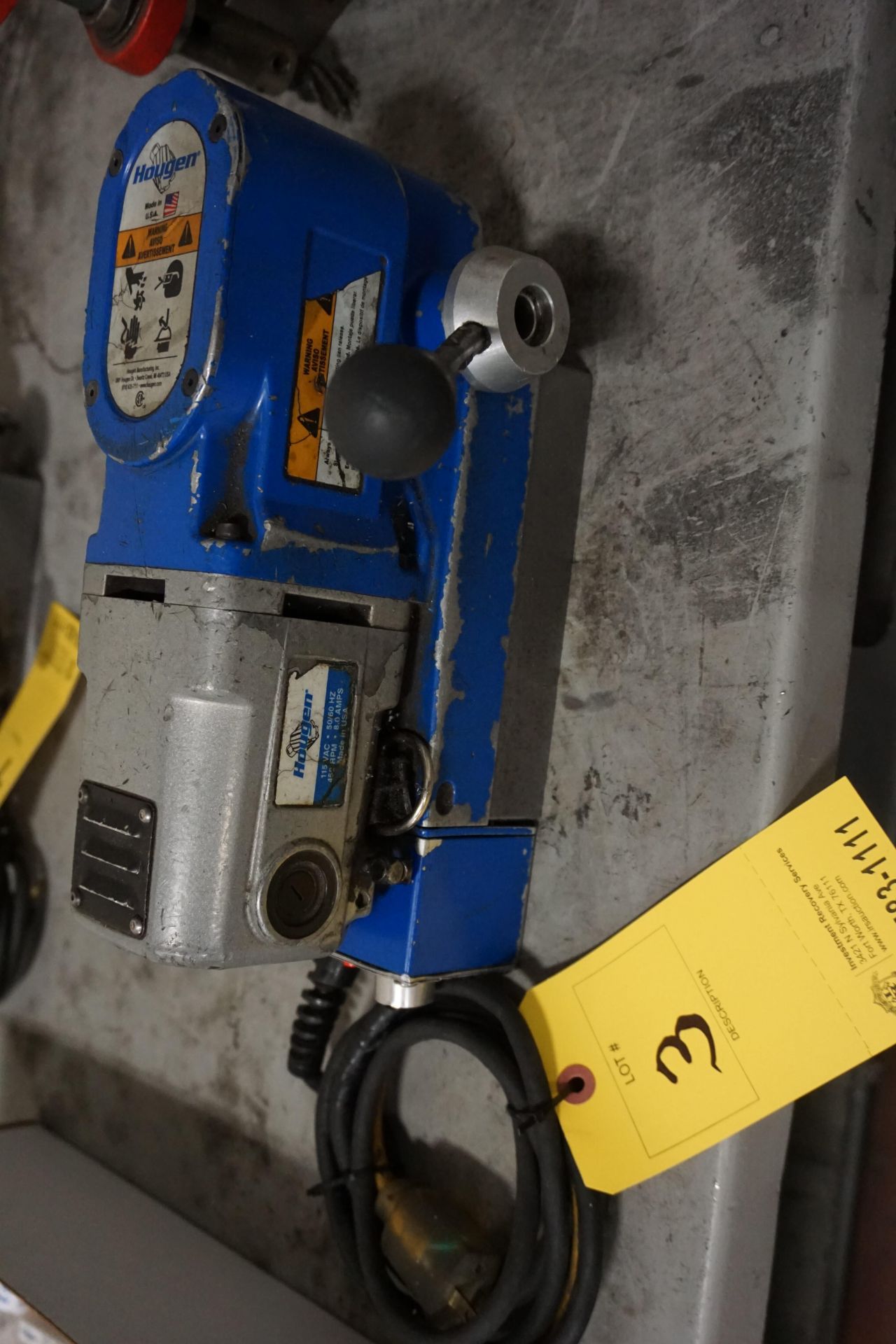 HOUGEN MAGNETIC HORIZONTAL DRILL 1/2" CAP