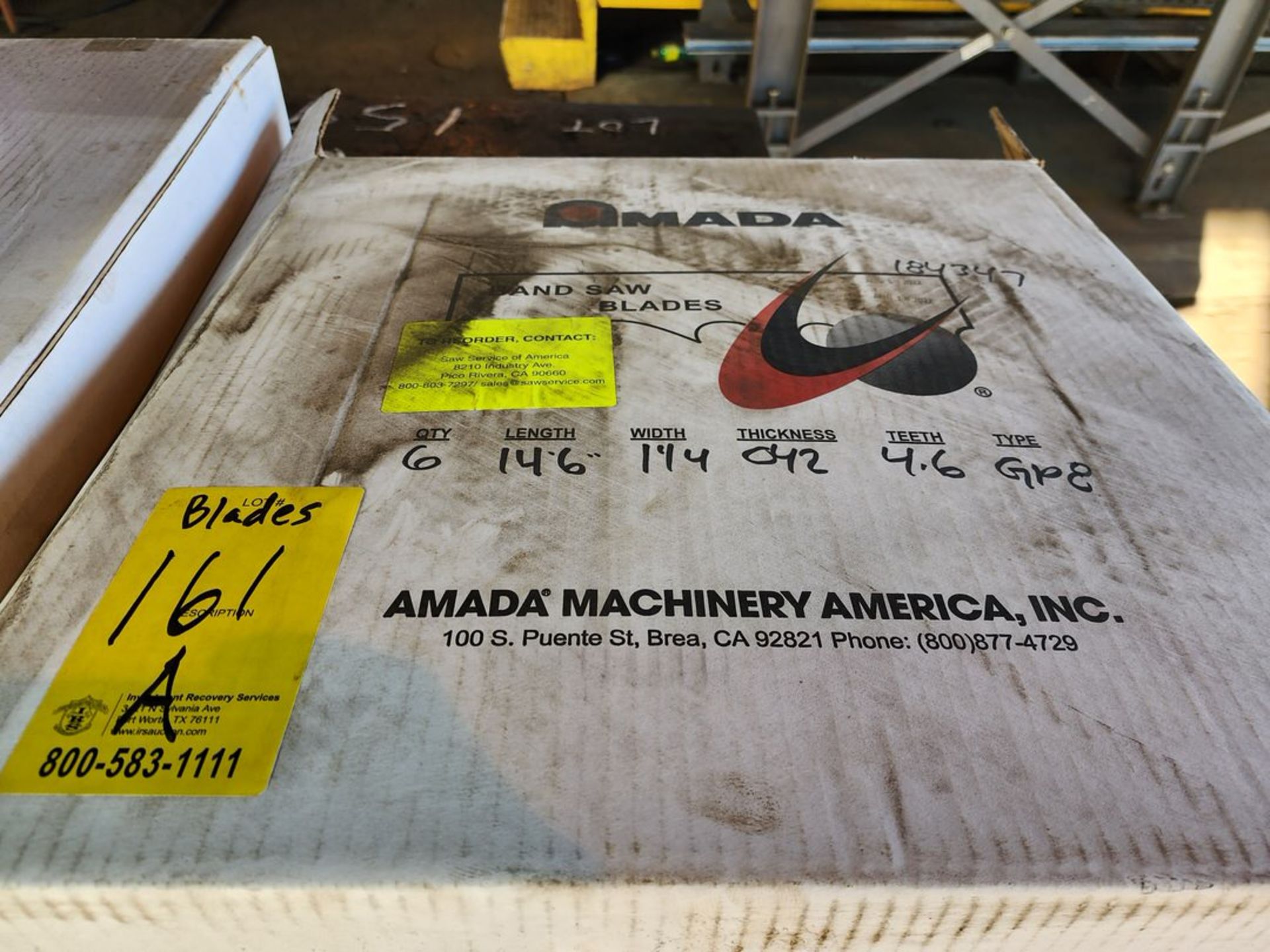 Amada Assorted Saw Blades (3) Boxes - Image 4 of 6