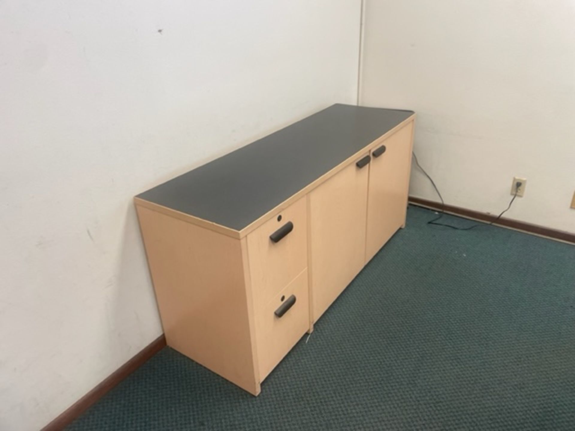 Office Contents (6) Chairs, 4-Door Cabinet, L-Shape Desk (No Electronics) - Image 12 of 12