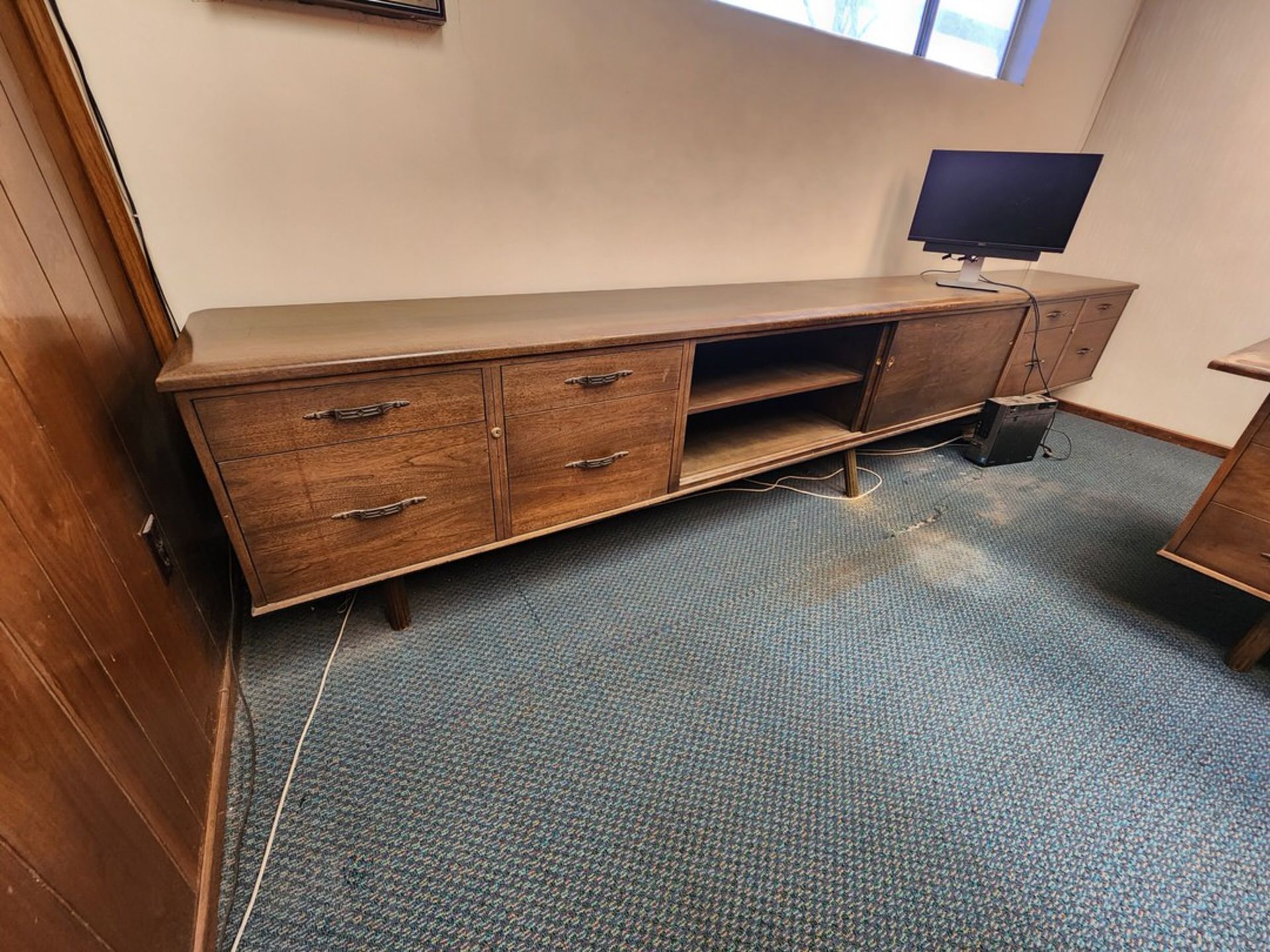 Office Contents Credenza, (3) Chairs, Bookcase, (No Electronics) - Image 5 of 6