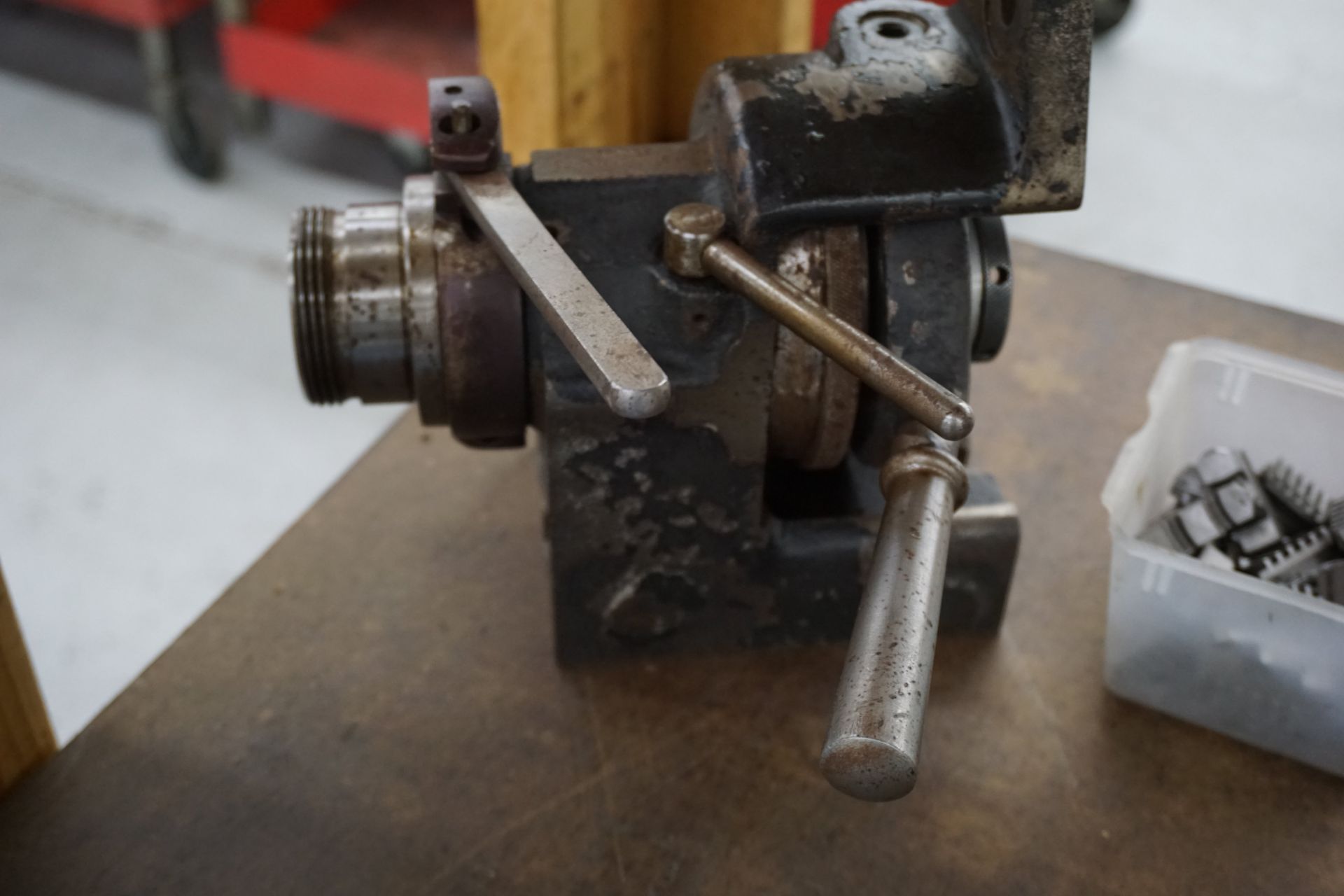 5-C COLLET INDEXER, RIGHT ANGLE PLATE, C CLAMP, SMALL CHUCK JAWS - Image 2 of 4