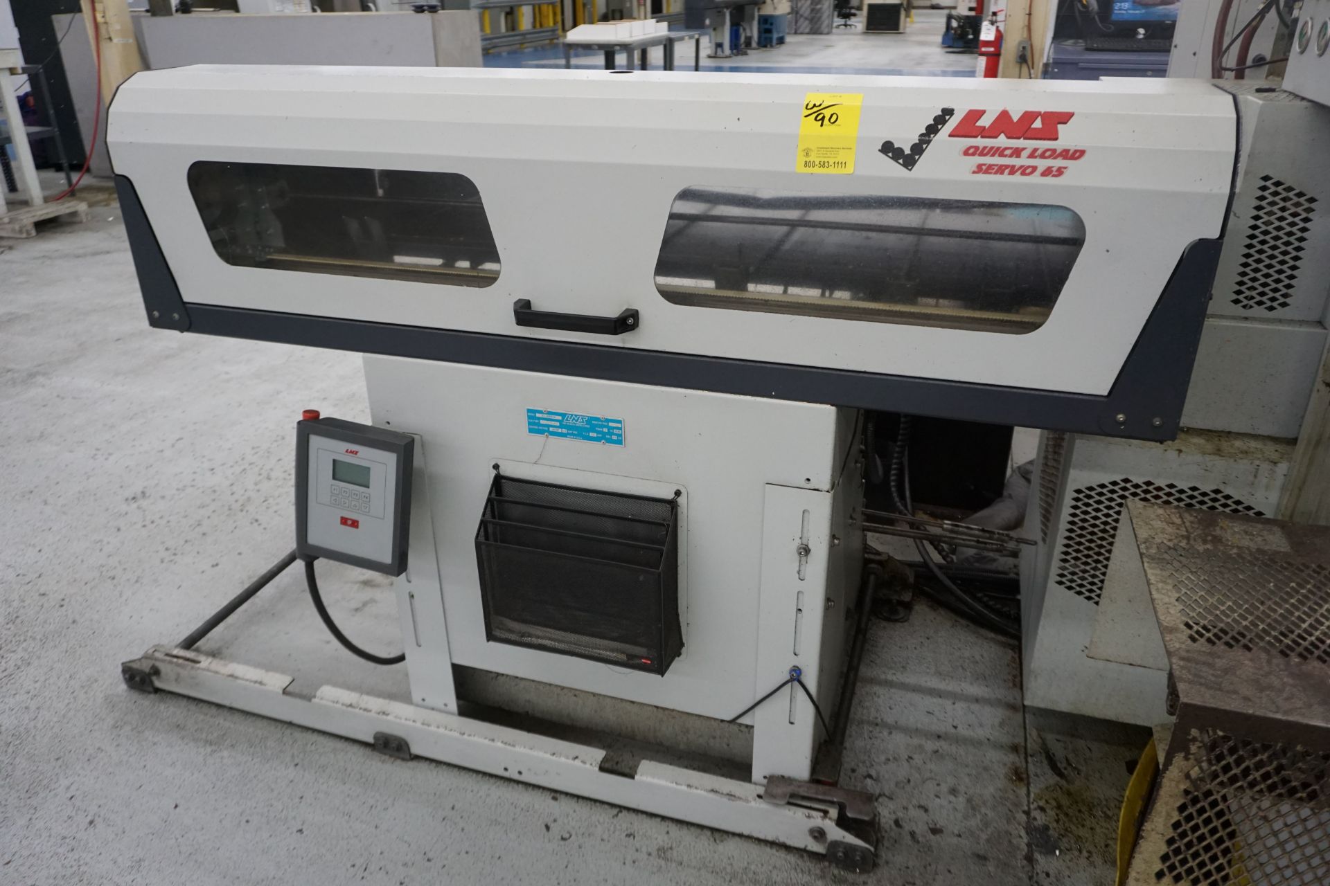 HARDINGE QUEST TWIN TURN 65 CNC LATHE, MDL: TT65, TWIN 12 POSITION TURRENTS, GE FANUC SERIES 18I- - Image 8 of 18