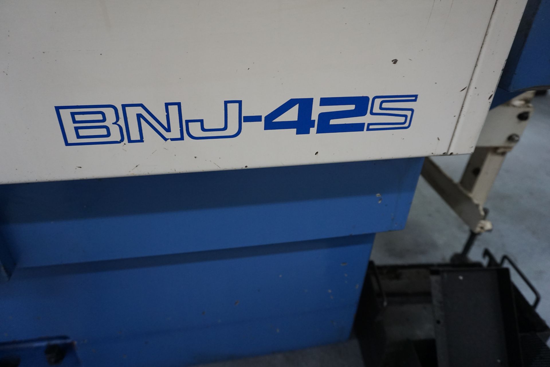 MIYANO BNJ-42S CNC LATHE, TWIN TURRENTS FANUC SERIES 18I-TB CTRL - Image 3 of 14
