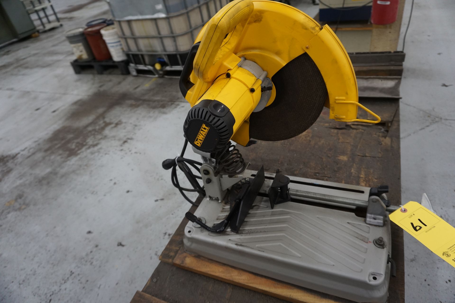 DEWALT 14" ABRASIVE CUT OFF SAW W/ TABLE - Image 3 of 3