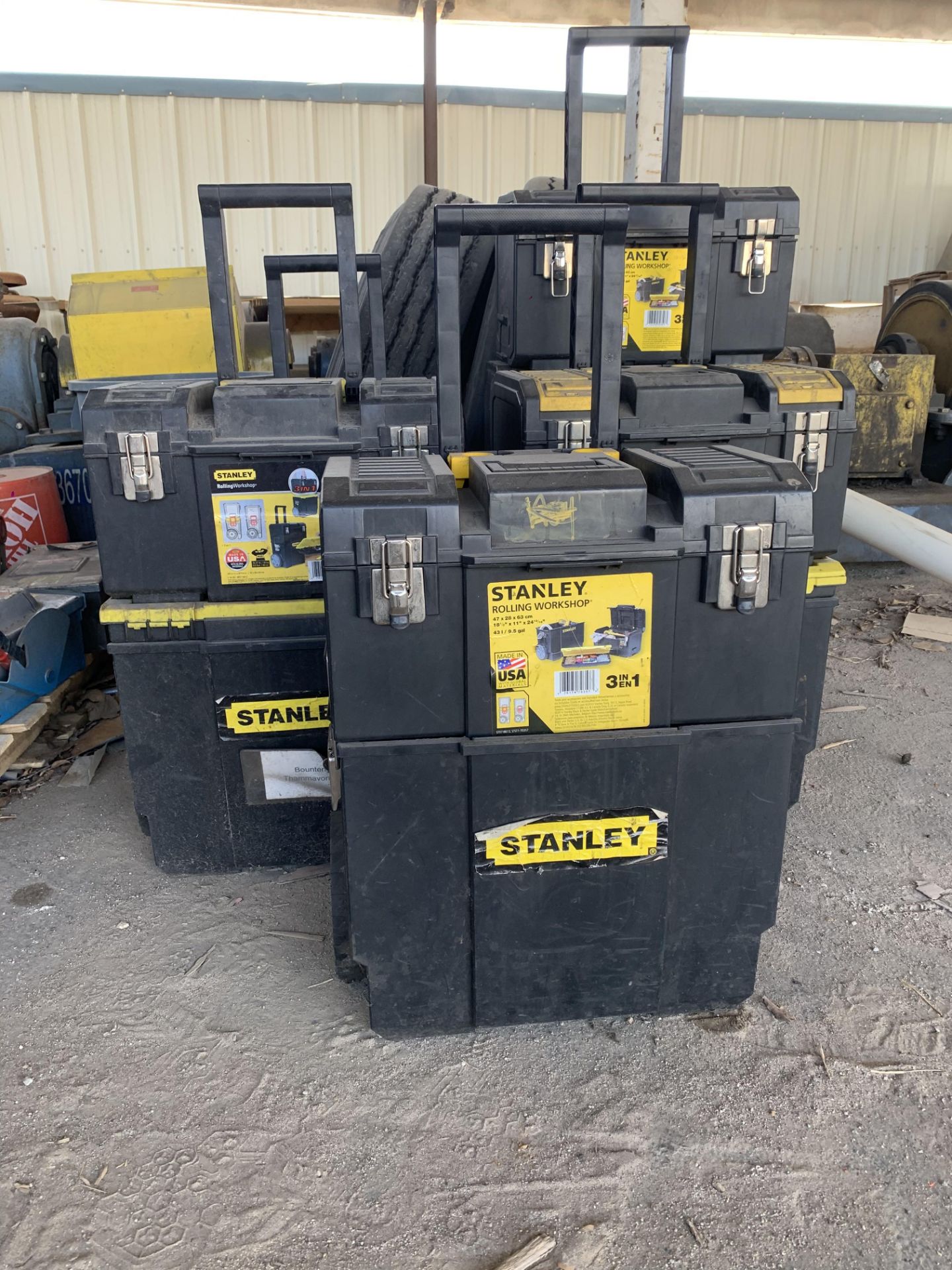 Stanley Tool Boxes (LOCATION: 3421 N Sylvania Ave, Ft Worth TX 76111)