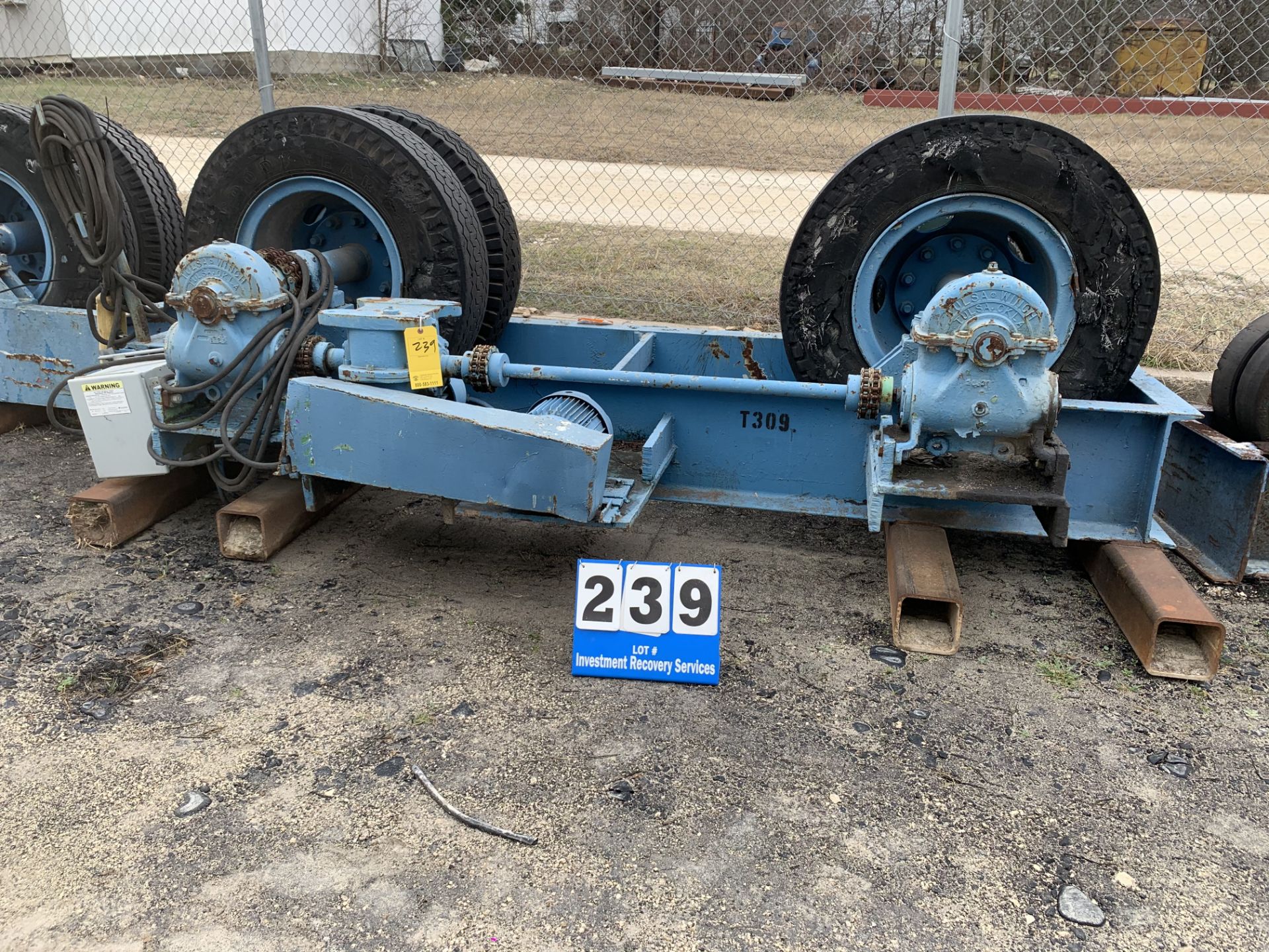 Tank Turning Rolls Set (LOCATION: Rio Vista, TX)