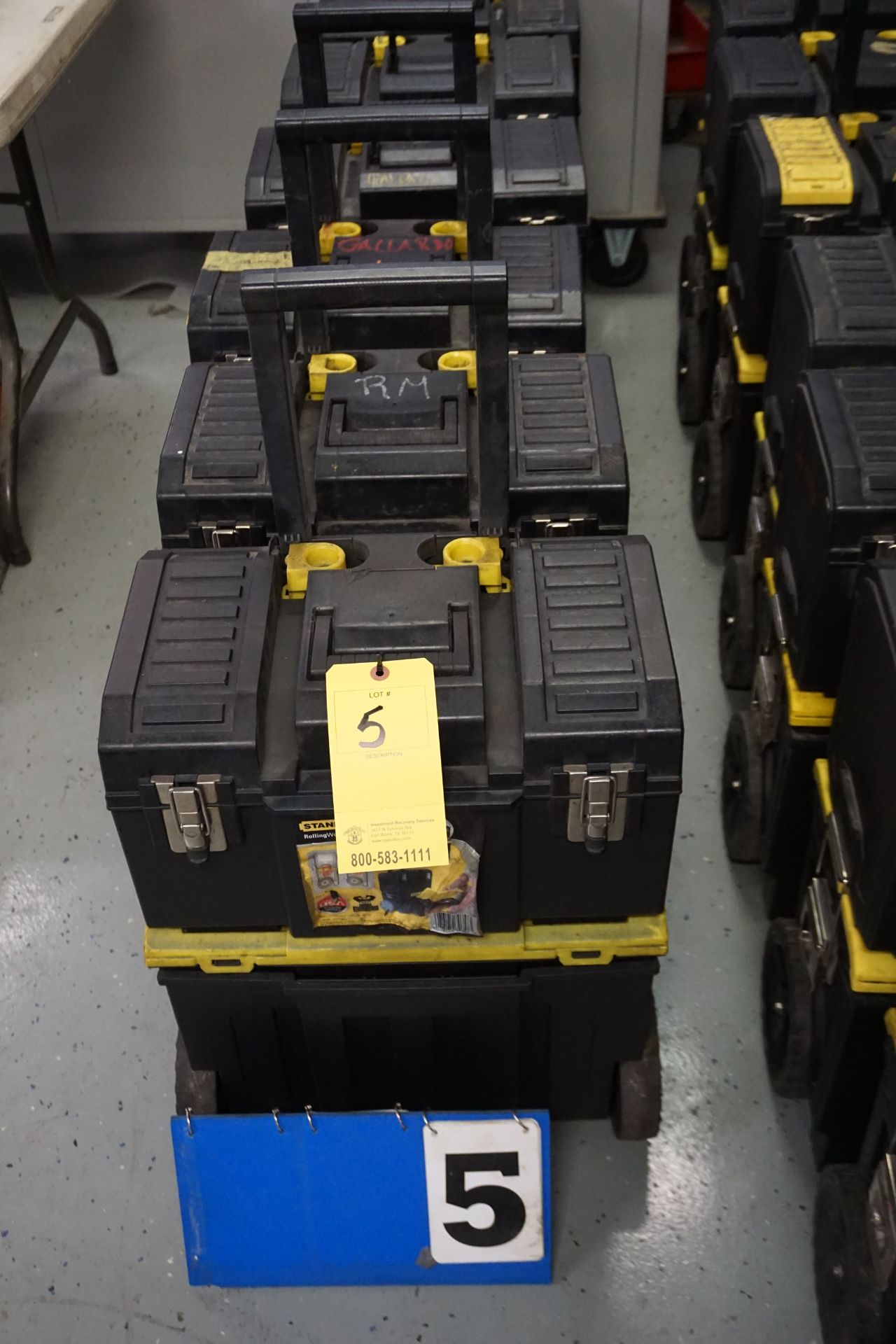(6) Stanley Portable Plastic Tool Boxes (LOCATION: 3421 N Sylvania Ave, Ft Worth TX 76111)