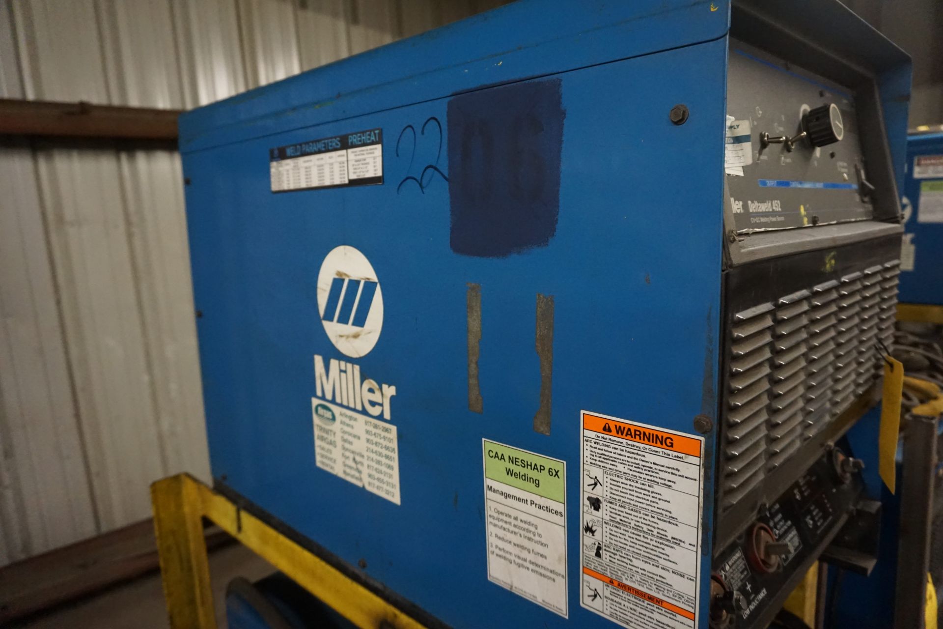 Miller Deltaweld 452CV DC Welding Power Source (NO CART) - Image 3 of 3