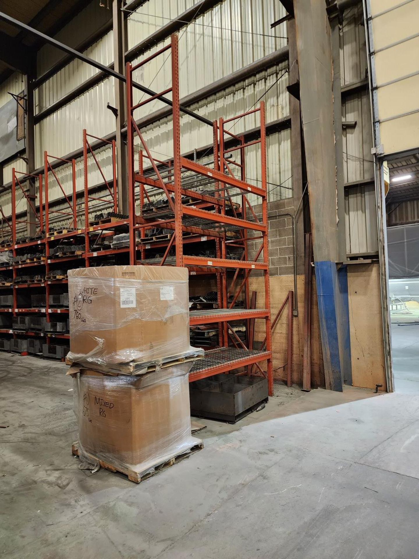 (4) Sections Of Pallet Racking (4) Uprights, 20' x 42"; (7) Uprights, 22' x 42"; (63-65) 108" - Image 11 of 15