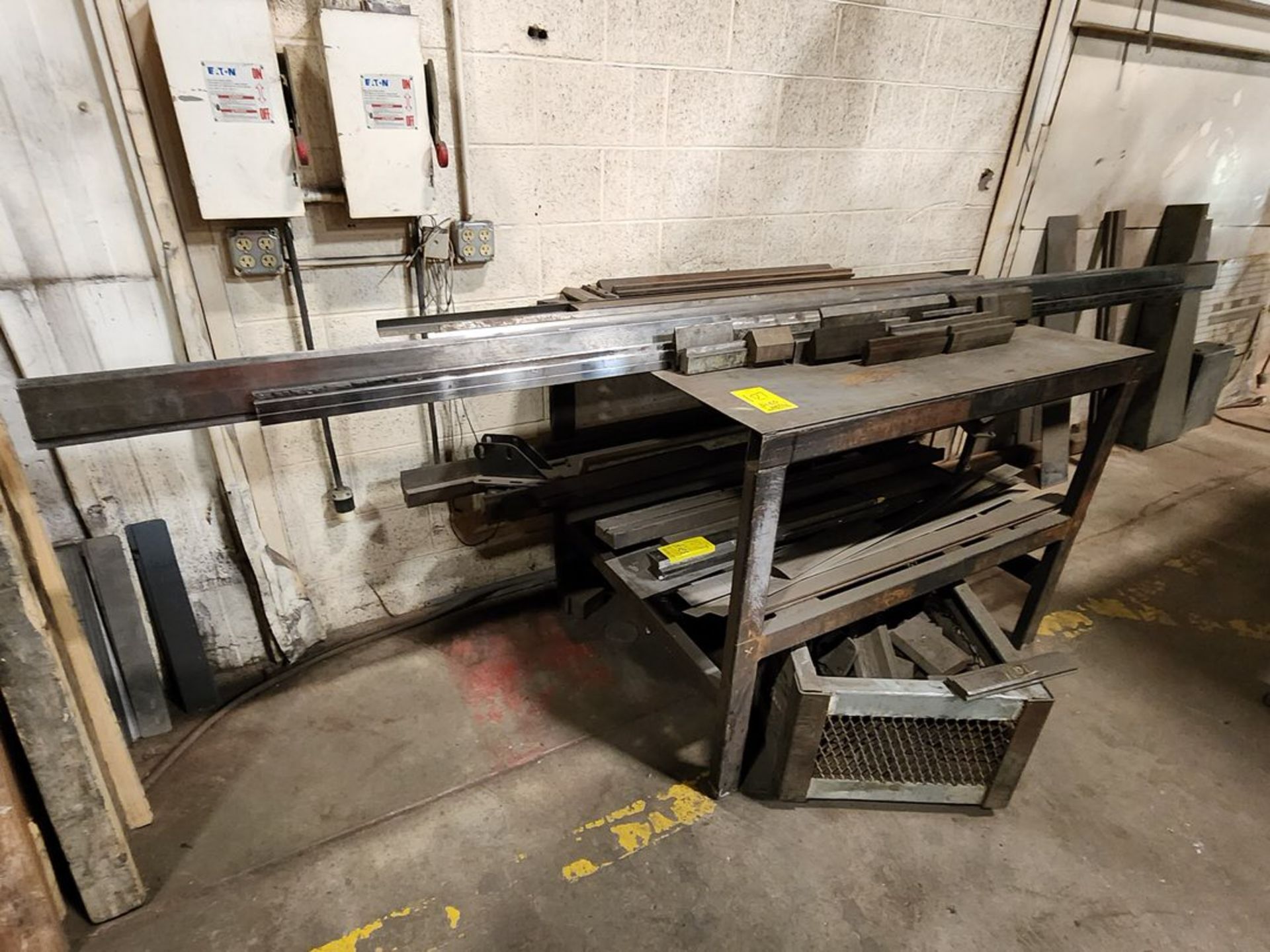 Press Brake Dies W/ (2) Matl. Tables