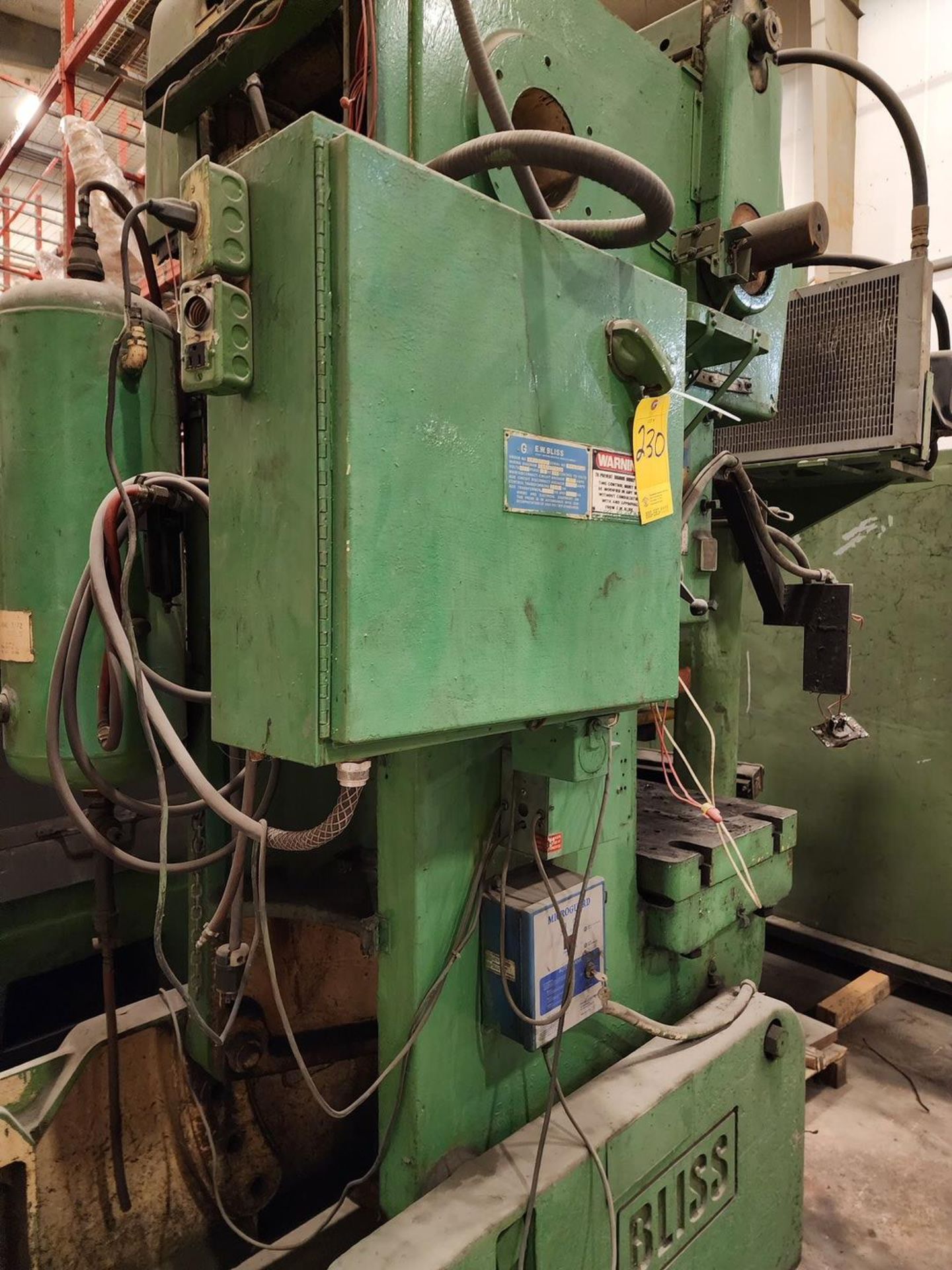 Bliss Punch Press 480V, 3PH, 60HZ, 115V, Control Transformers: 250Kva, Slide Adj: 3", Stroke: 4", - Image 15 of 15