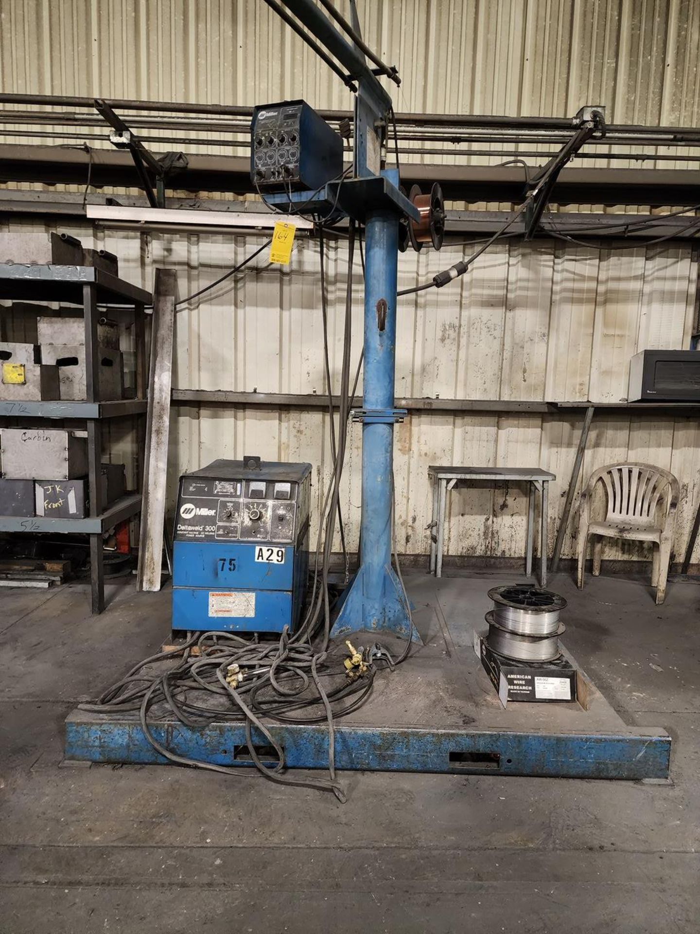 Miller Deltaweld 300 Mig Welder 200/230/460V, 46.3/42/21A, 3PH, 60HZ; W/ Miller 24V Wire Feeder; - Image 5 of 20